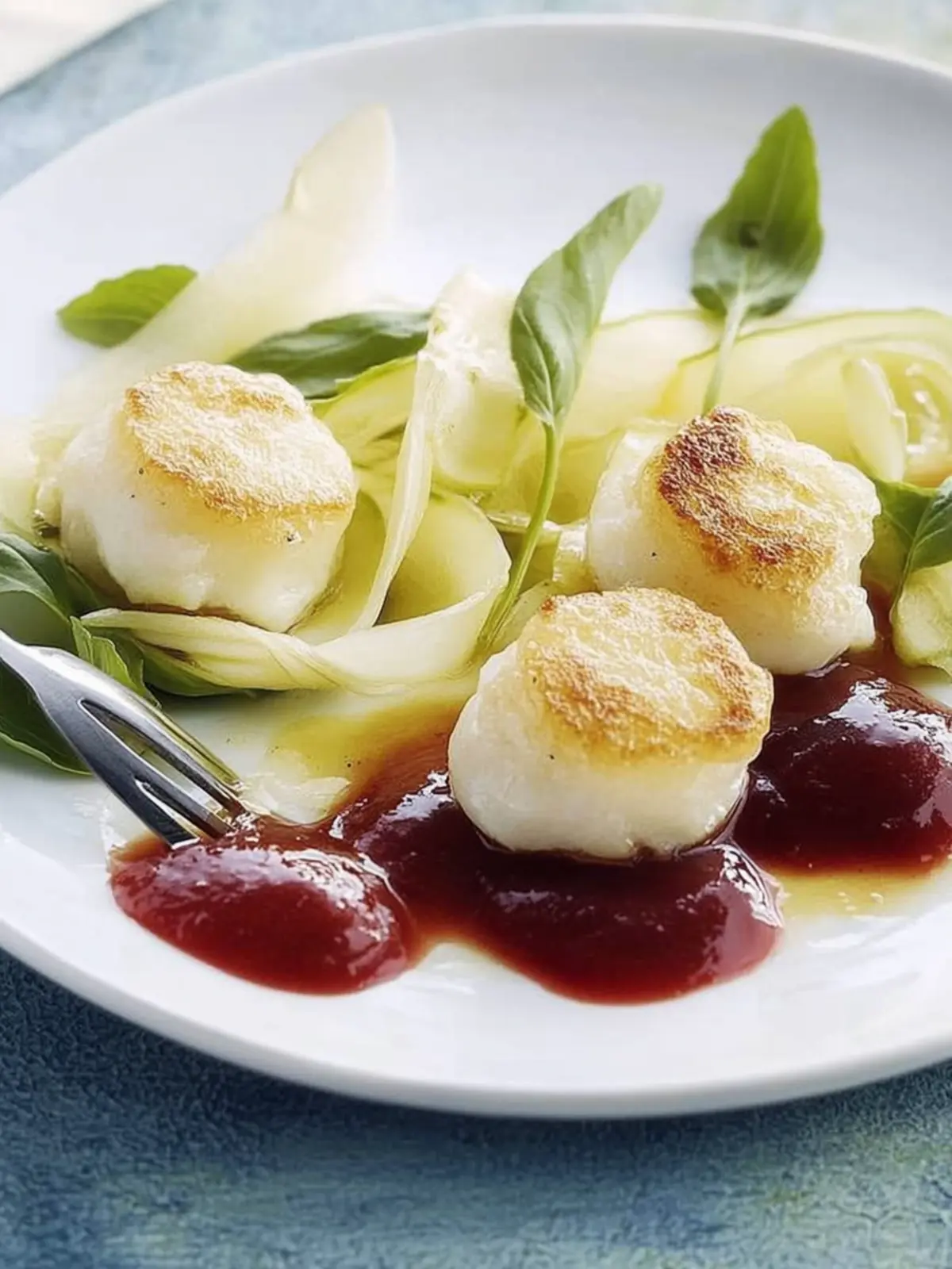 Potato-Cheese-Dumpling with Cranberry Sauce