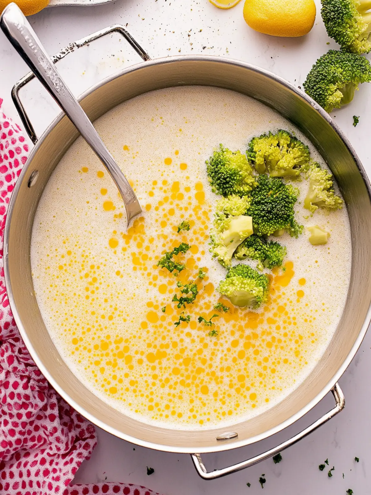 Brokkoli-Cheddar-Suppe