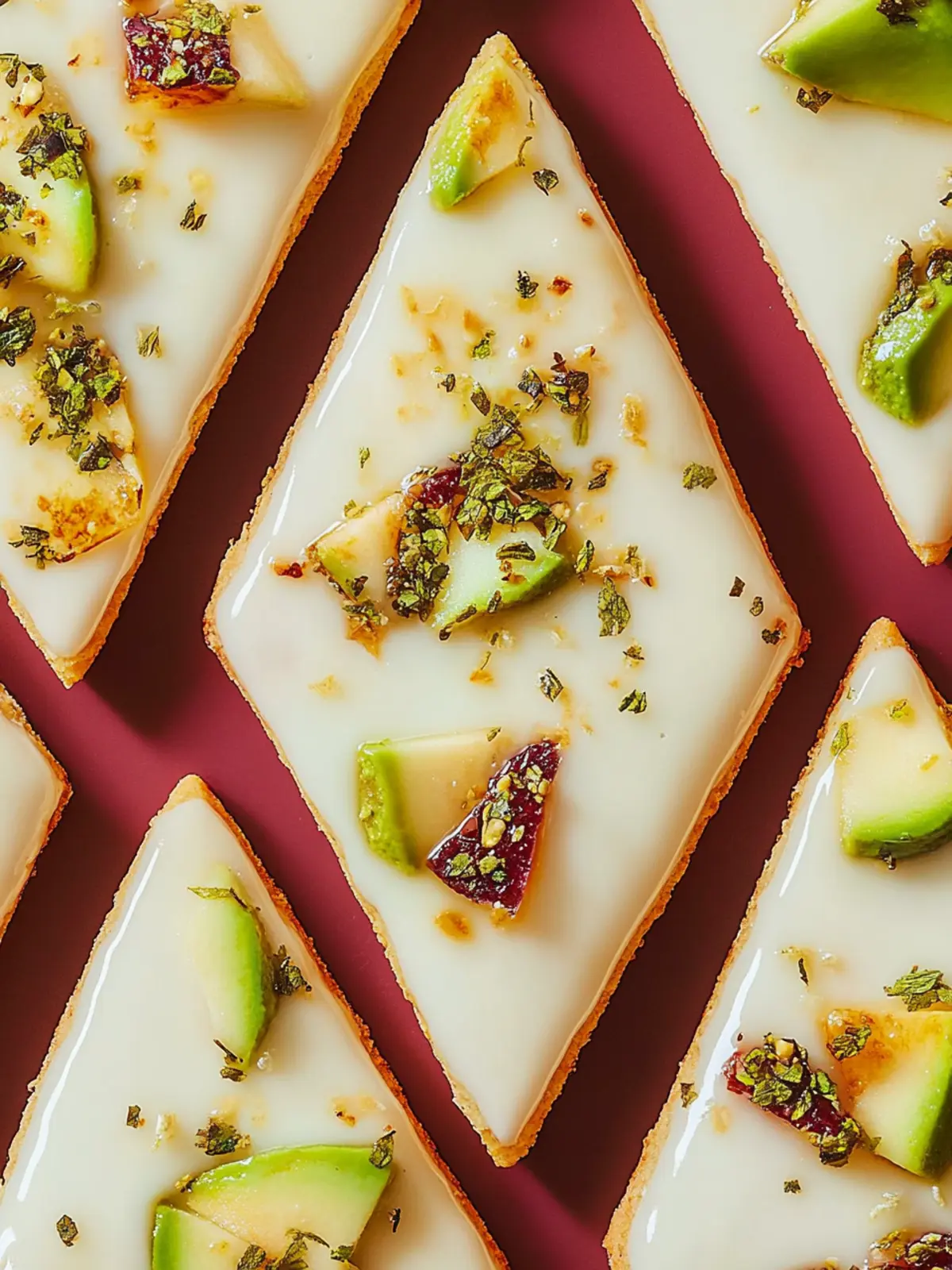 Braune Butter und Pistazien-Sablés