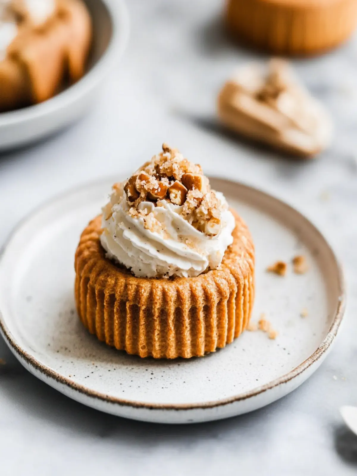 Mini-Kürbis-Käsekuchen
