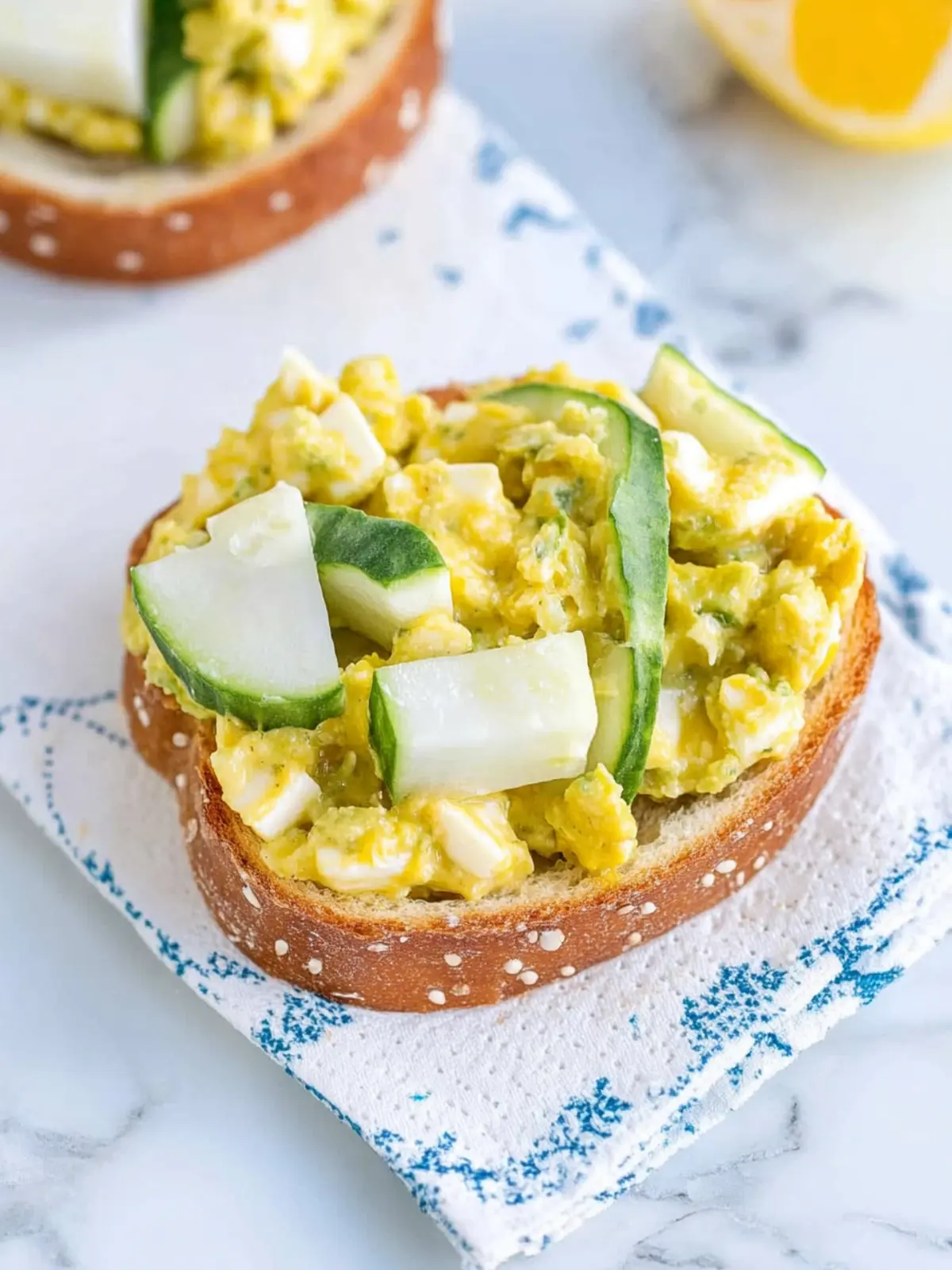 Einfacher Avocado-Eiersalat