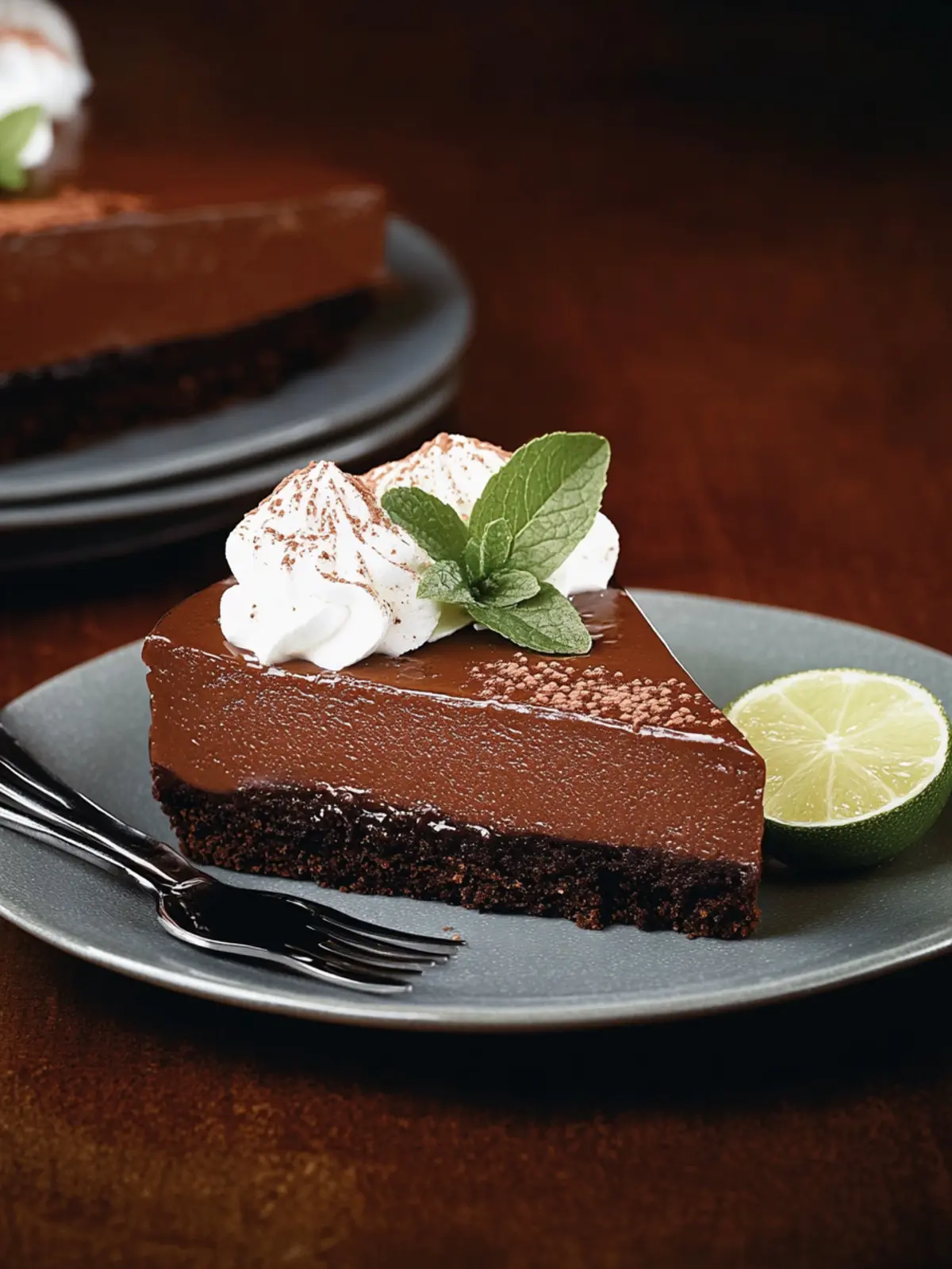 Dunkle Schokoladen-Zimt-Trüffel-Tarte – Backideen für die Feiertage