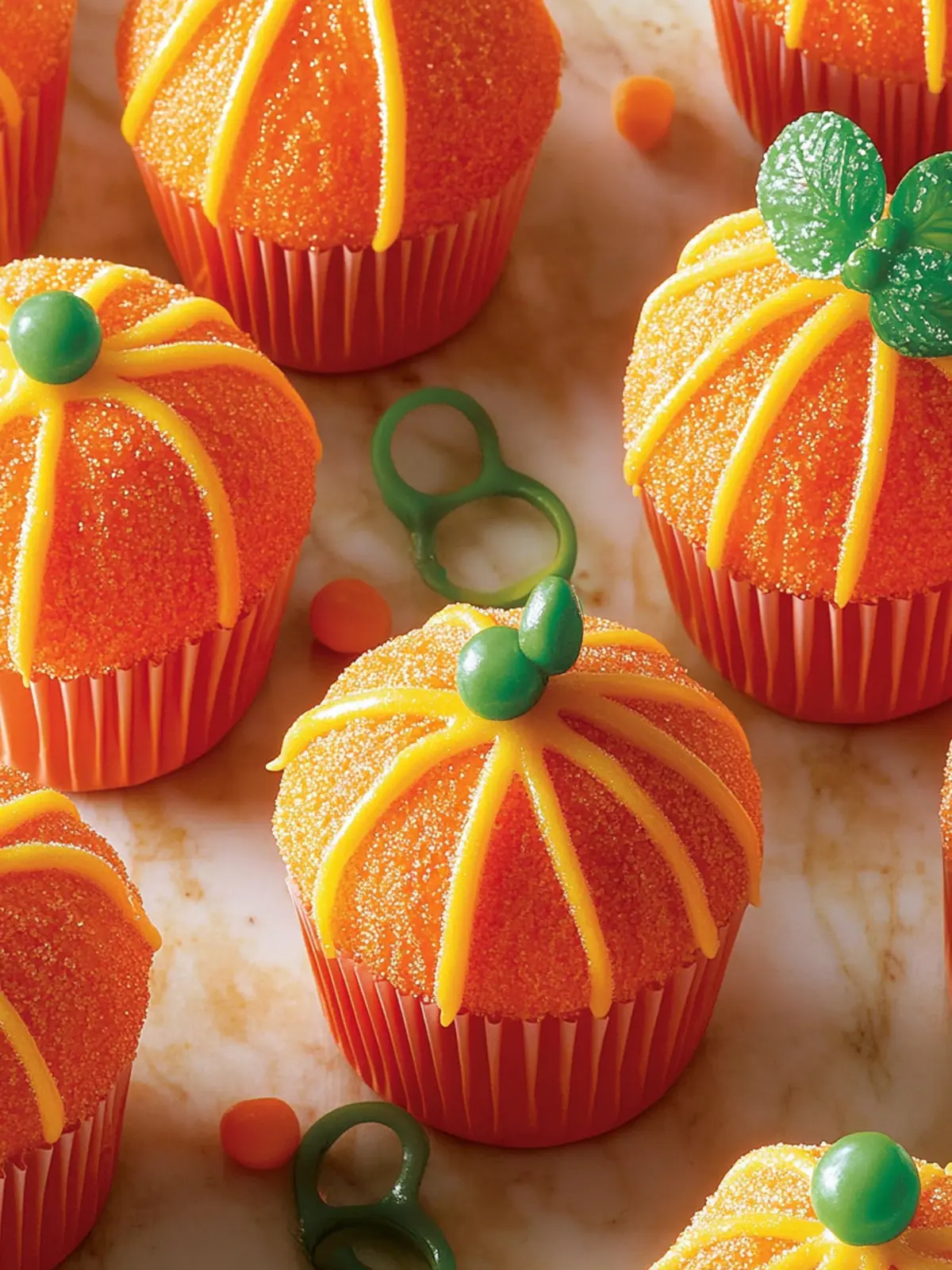 Kürbisbeet-Cupcakes