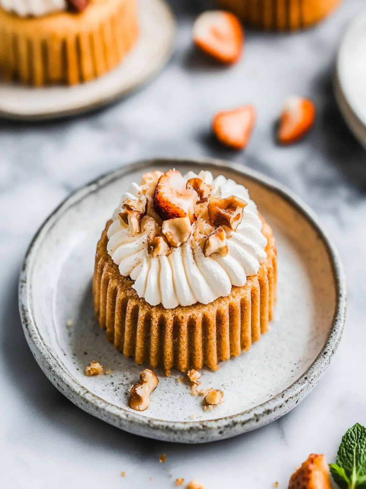 Mini-Kürbis-Käsekuchen