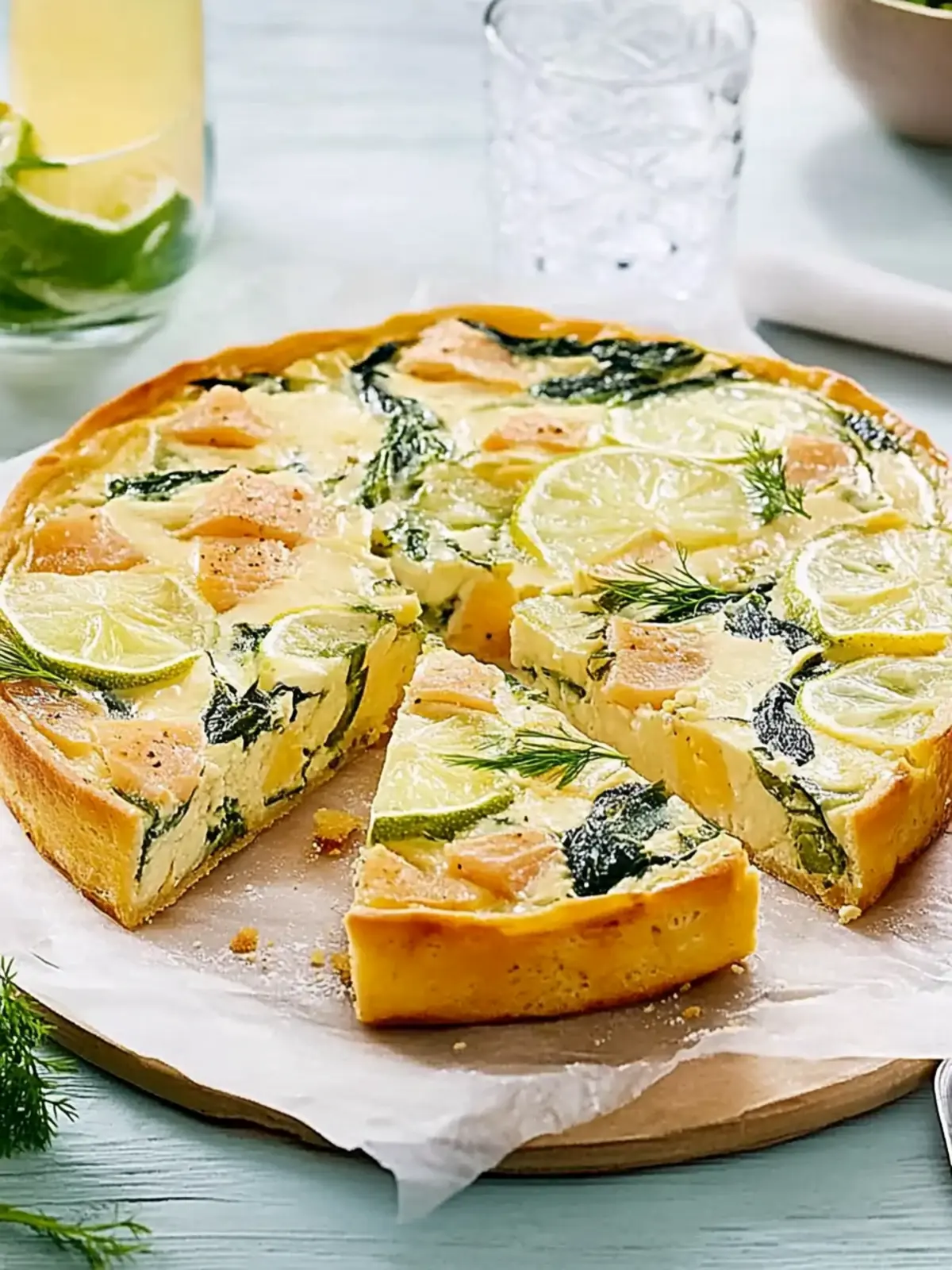 Lachs-Spinat-Quiche "Käpt'n ahoi"