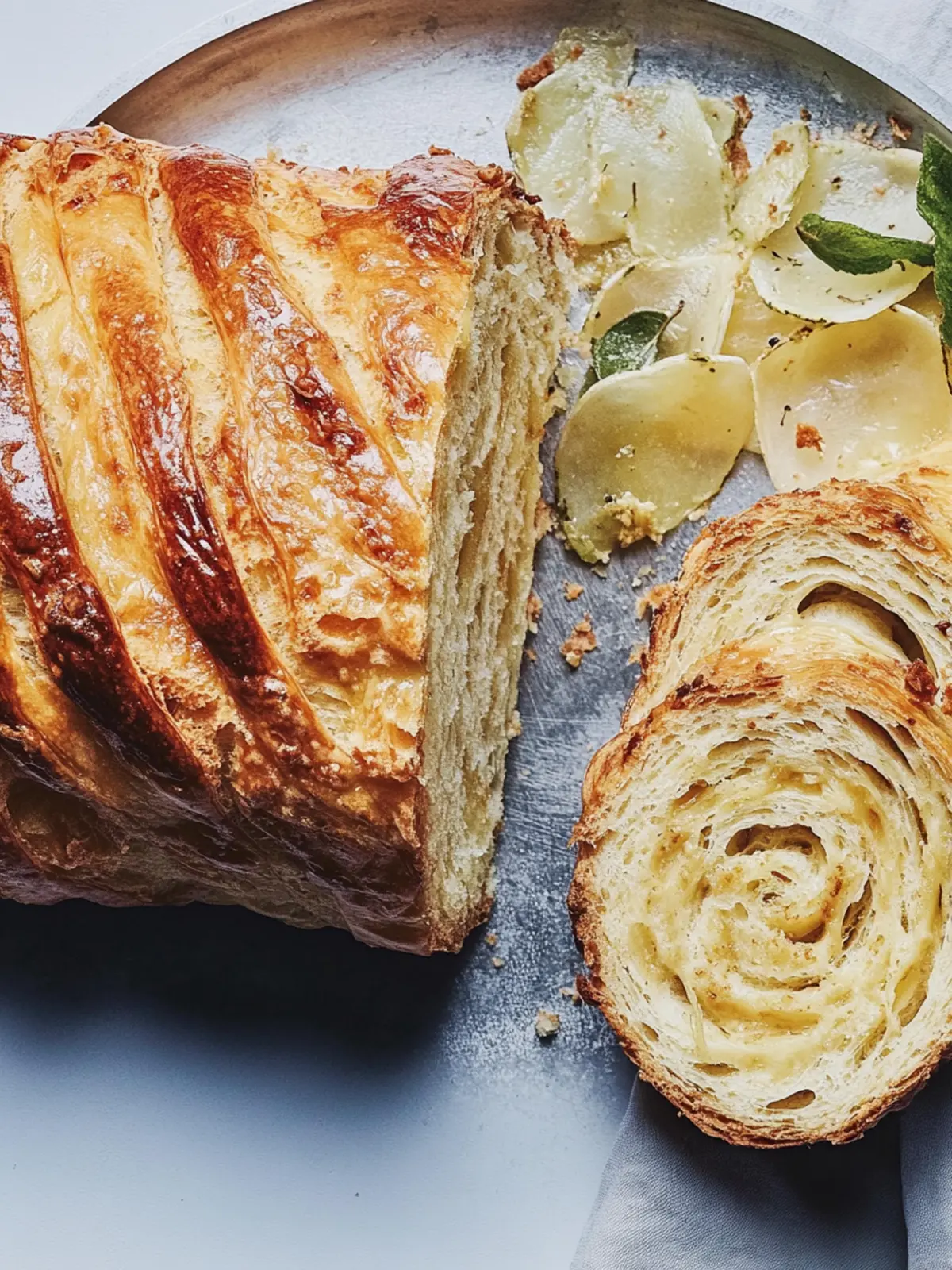 Herzhafte Fondue-Babka