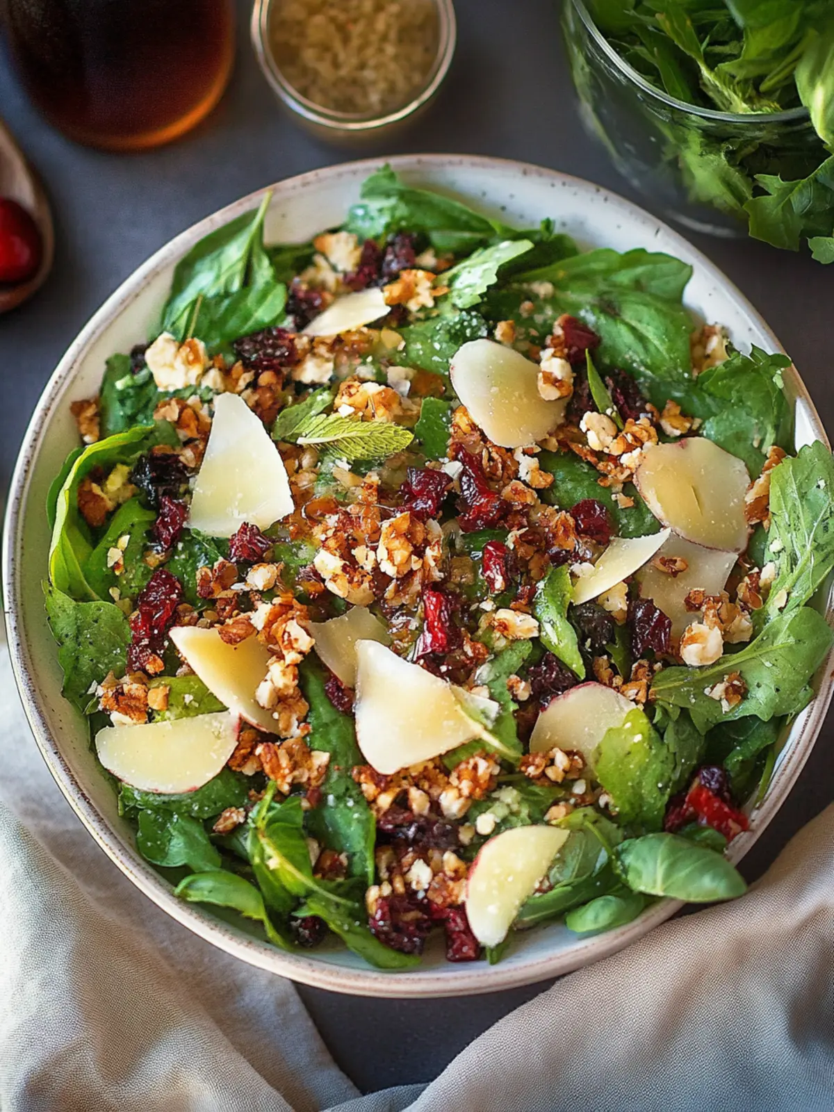 Quinoa-Salat mit sonnengetrockneten Tomaten und Balsamico-Vinaigrette