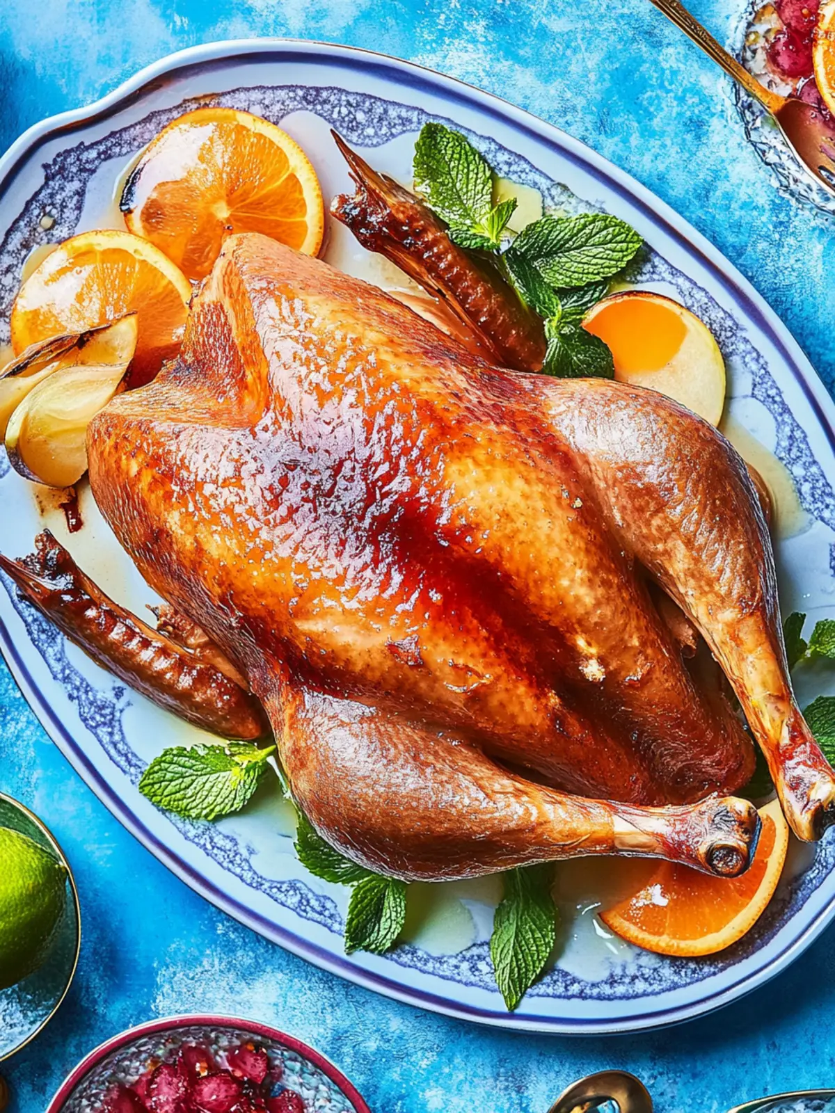 Gebratene Gans mit Orangen und Madeira