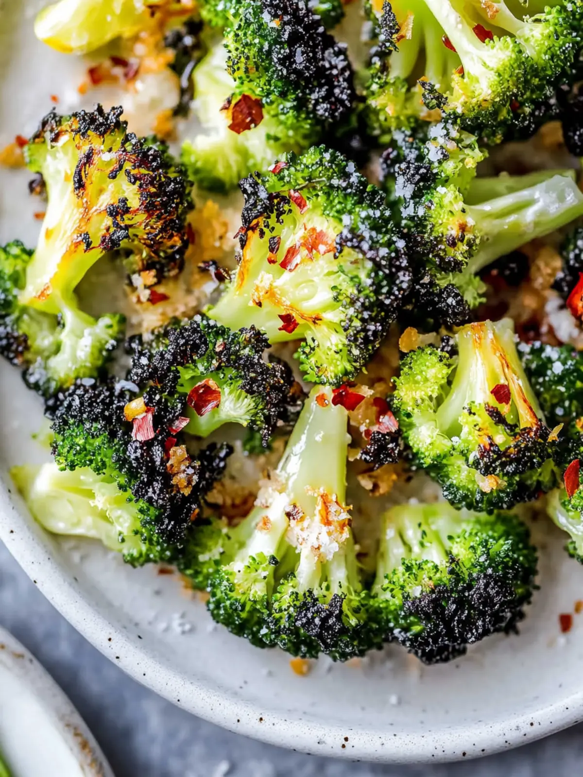 Brokkoli aus der Heißluftfritteuse