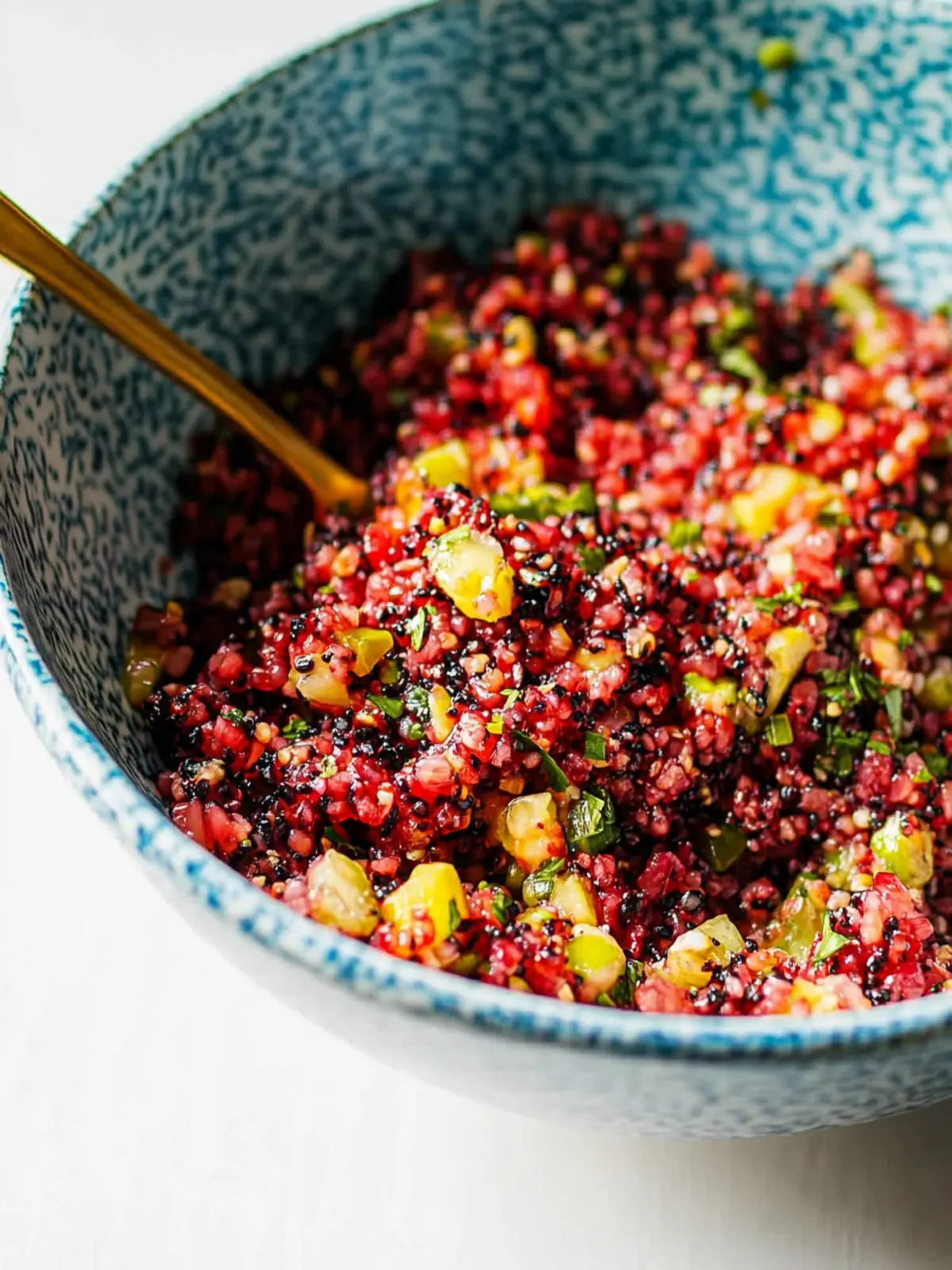 Ingwer-Cranberry-Salsa – Neujahrsvorspeisen