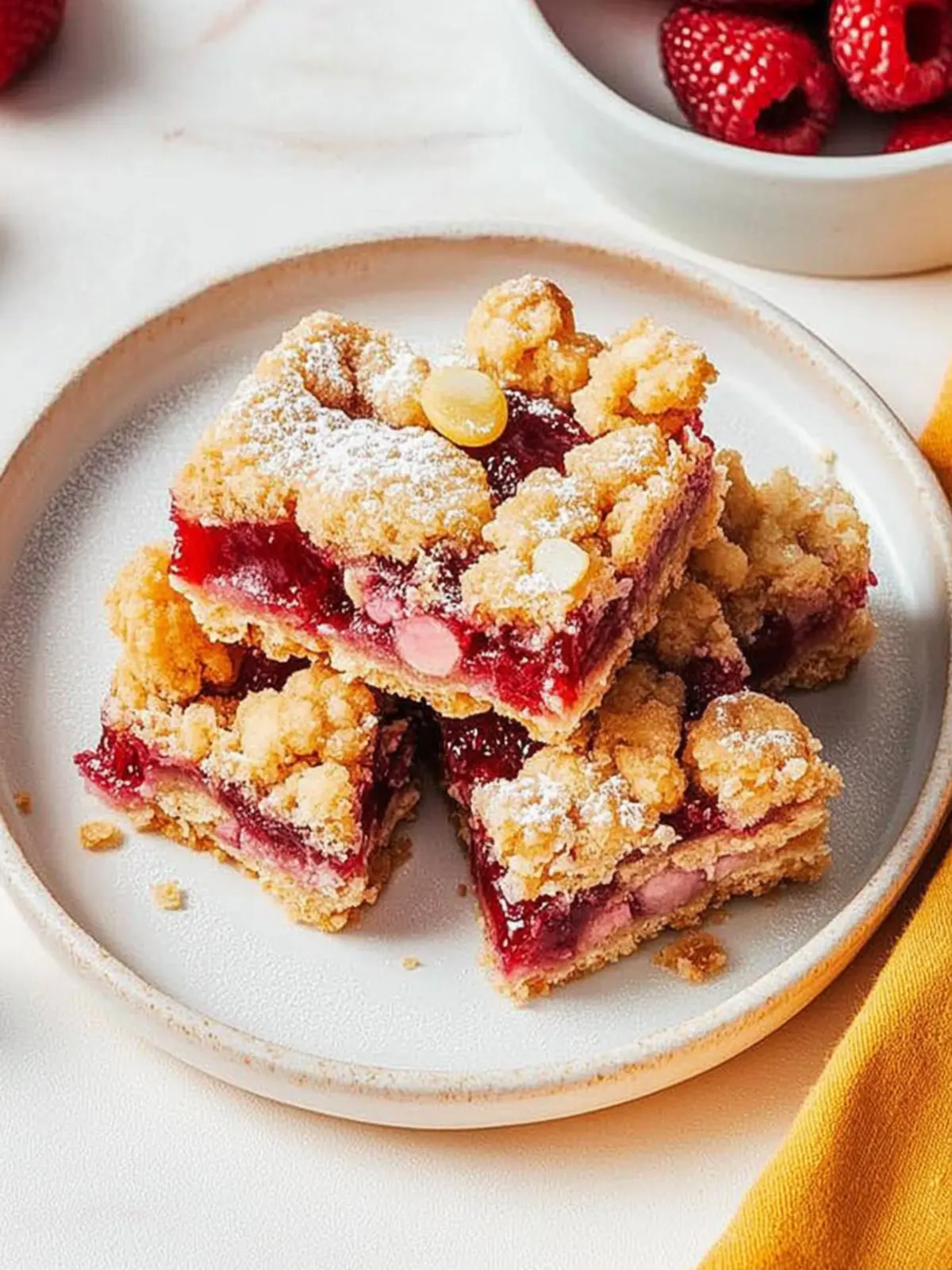 Himbeerriegel mit Kokosnuss – Festtagsdessertrezepte