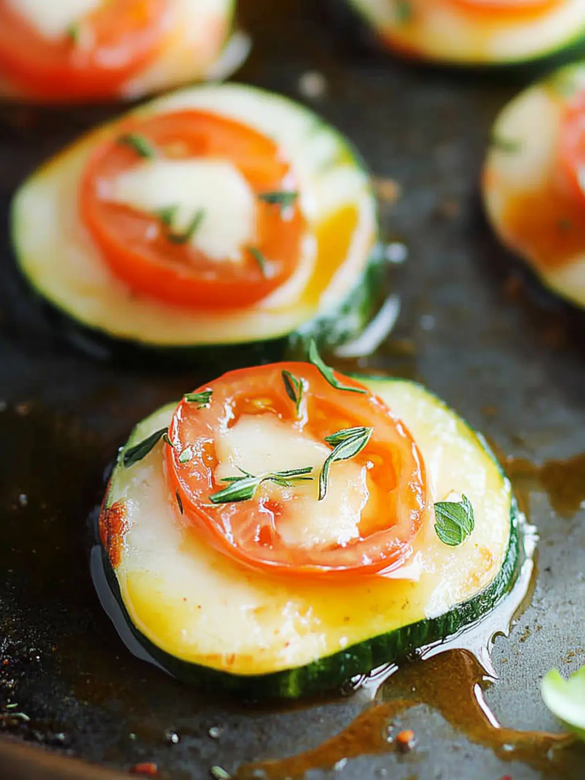 Zucchini-Pizza-Häppchen