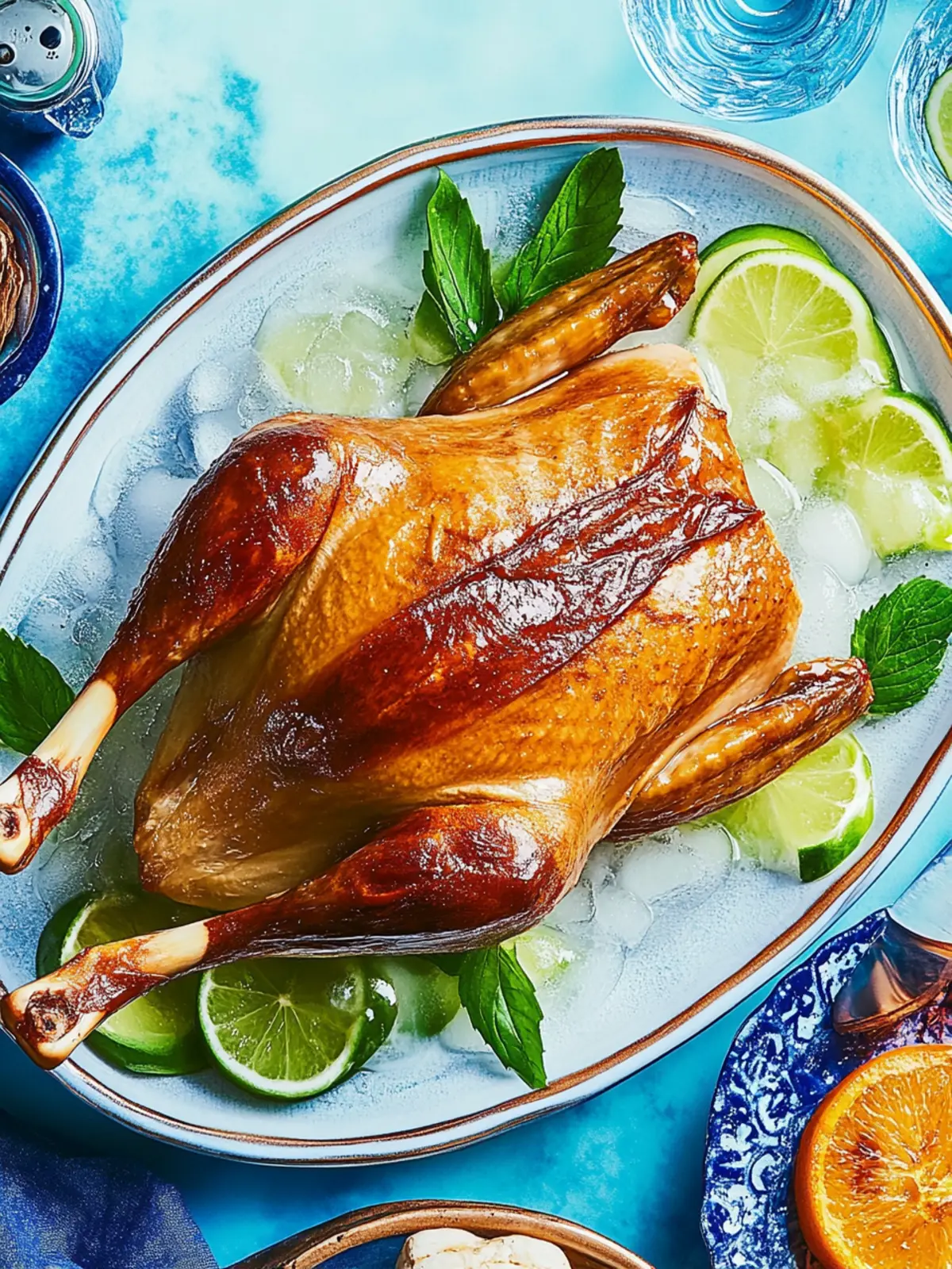 Gebratene Gans mit Orangen und Madeira