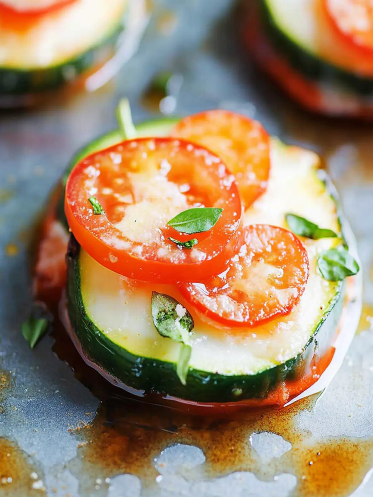 Zucchini-Pizza-Häppchen