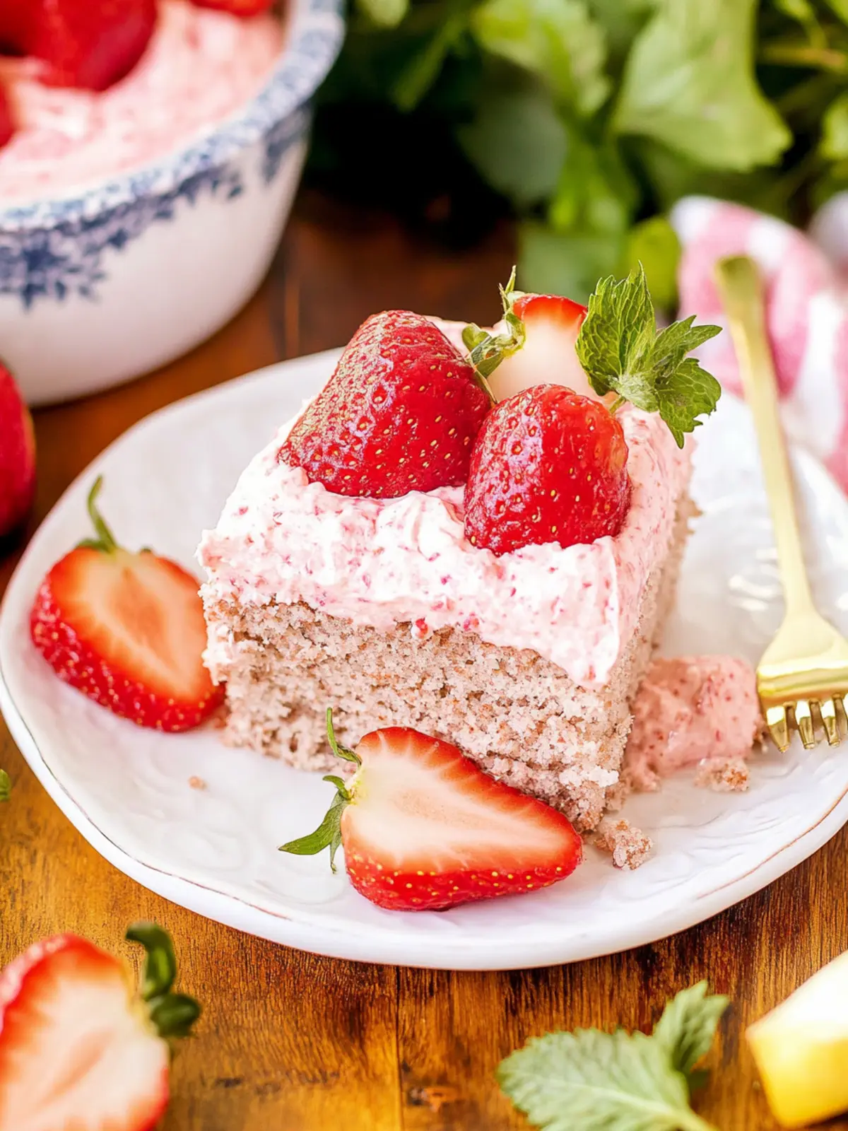 Erdbeerkuchen vom Blech (selbstgemacht)