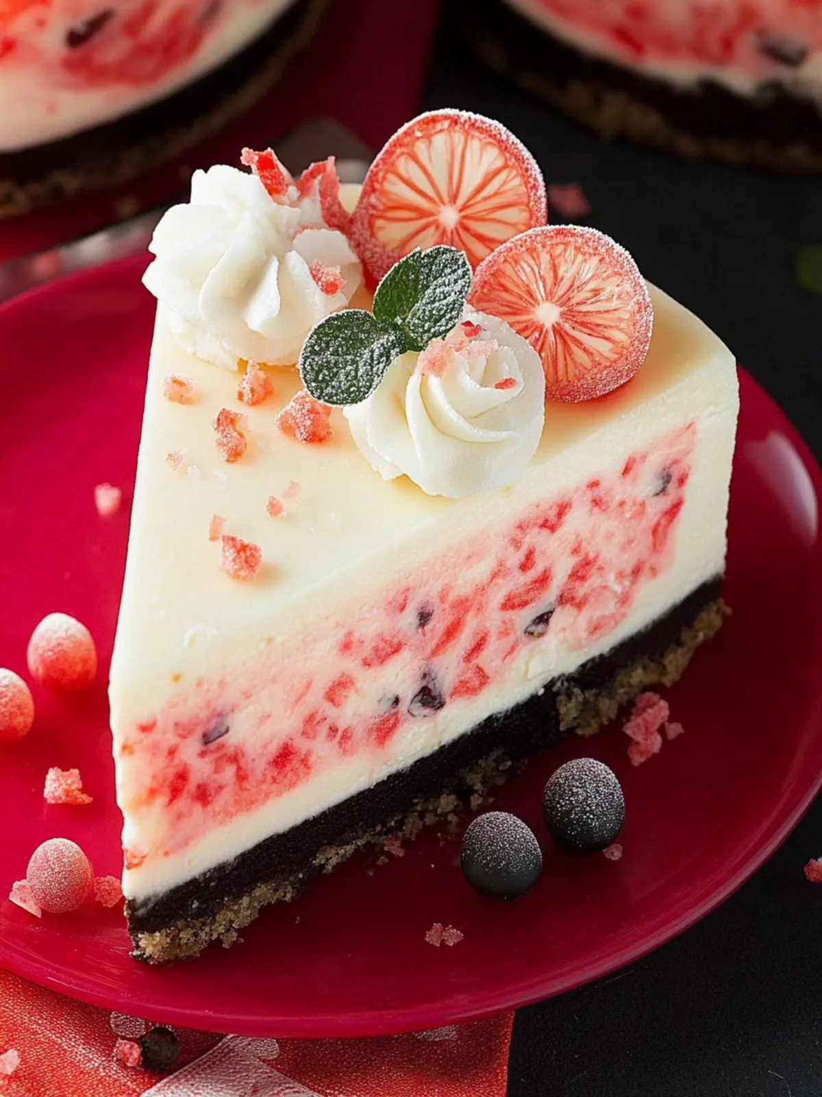 Pfefferminz-Schokoladen-Käsekuchen