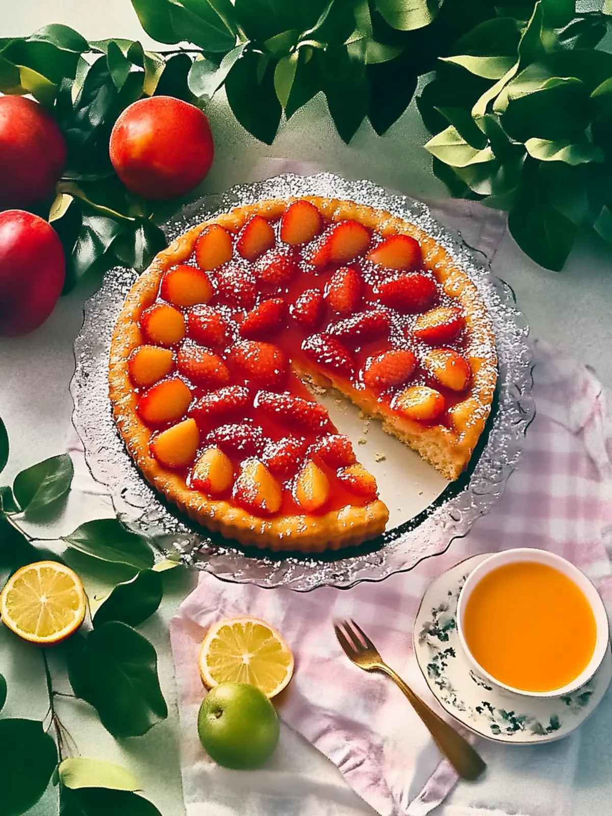 Apricot Plum Cake