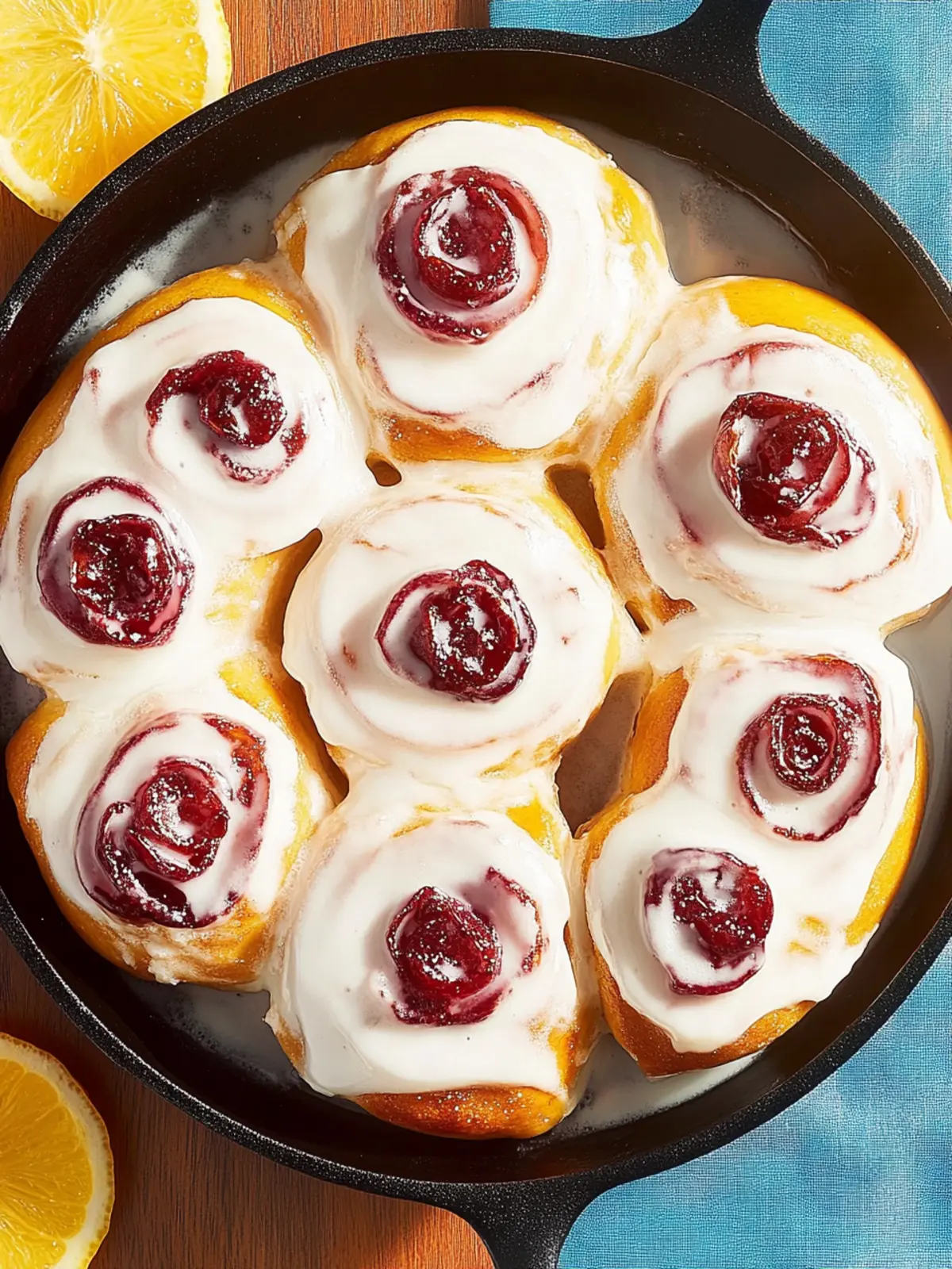 Cranberry-Zimtschnecken