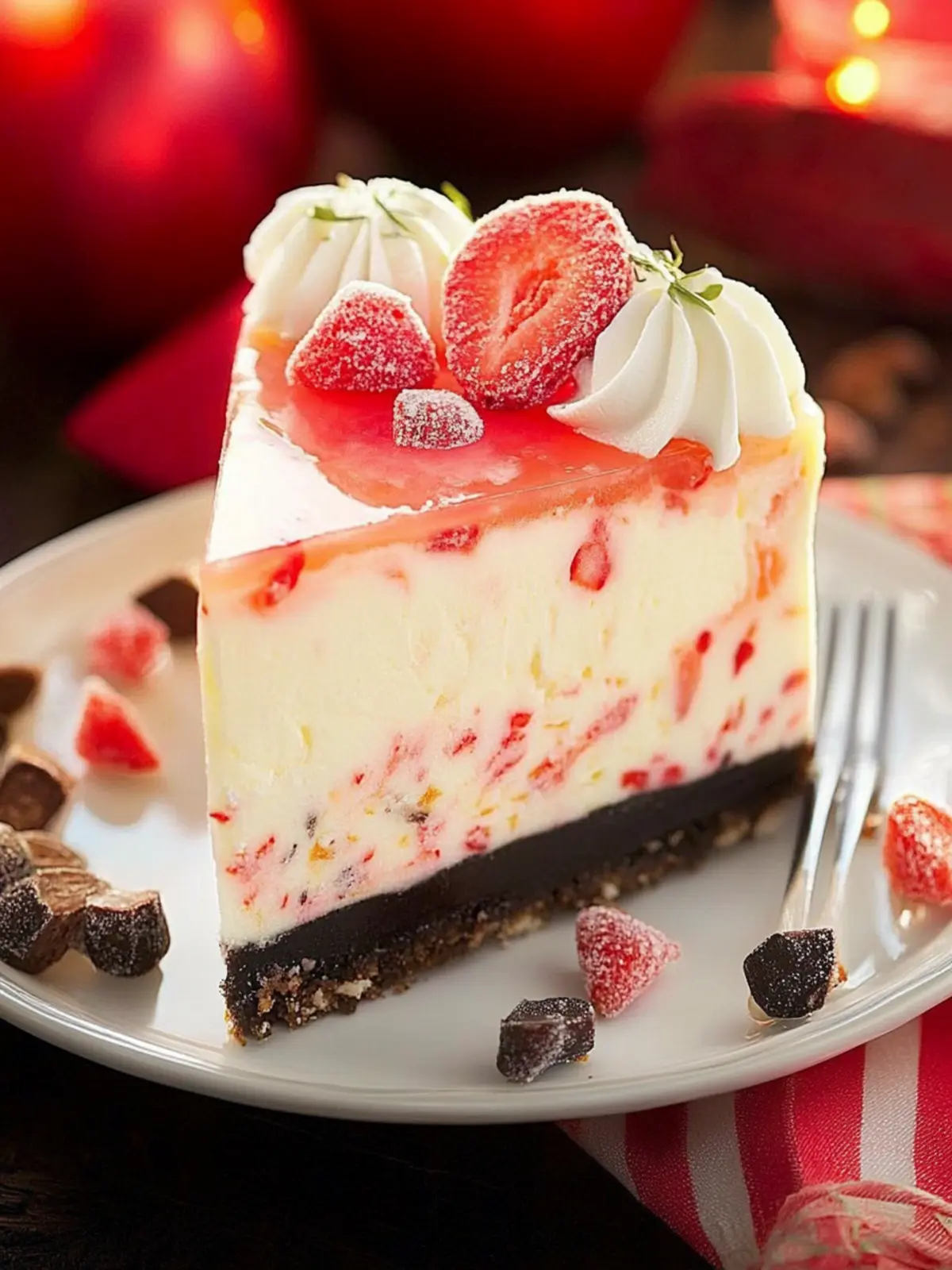 Pfefferminz-Schokoladen-Käsekuchen