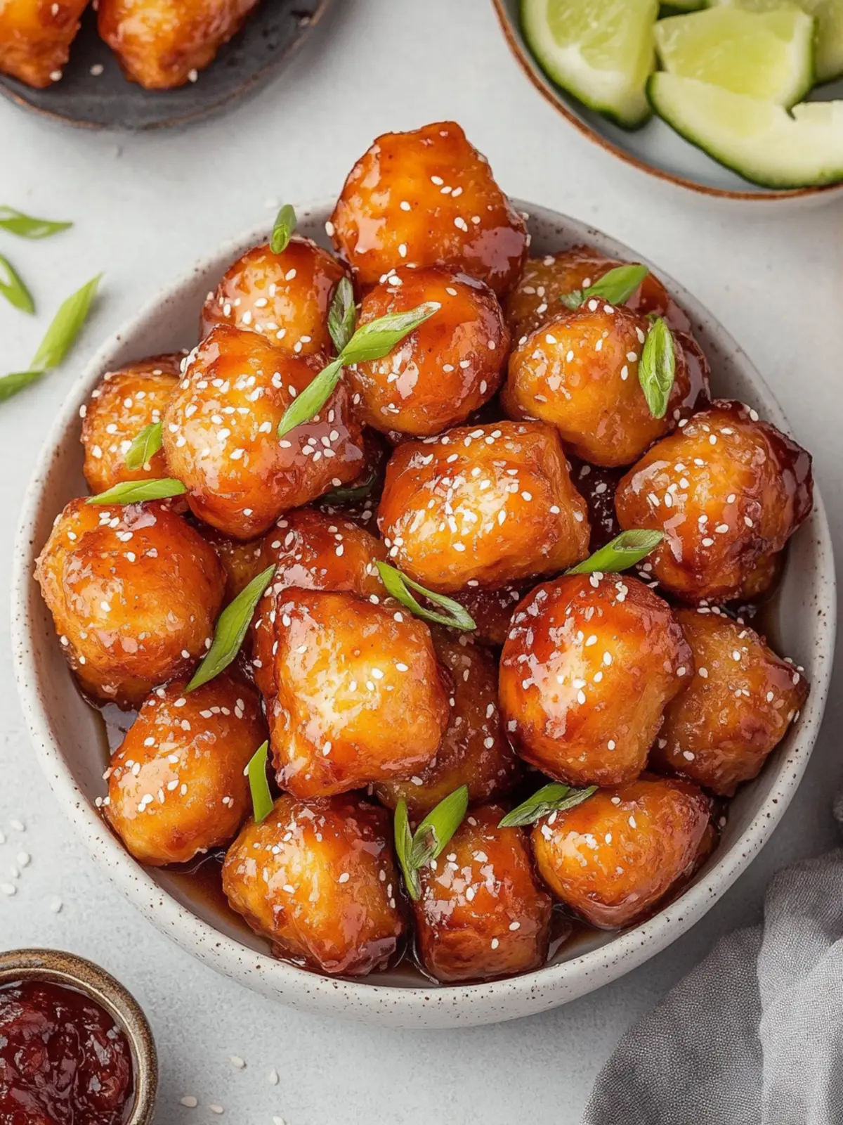 Hähnchenhäppchen mit Honig