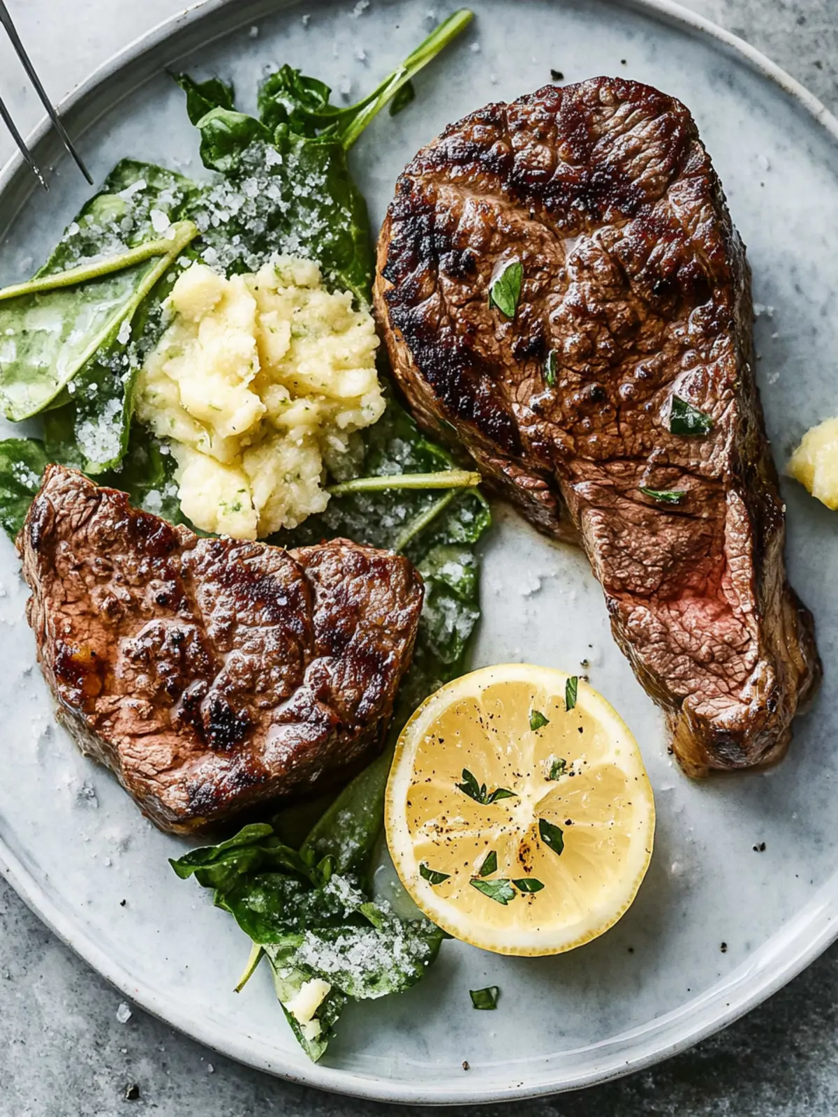 Steak aus der Heißluftfritteuse