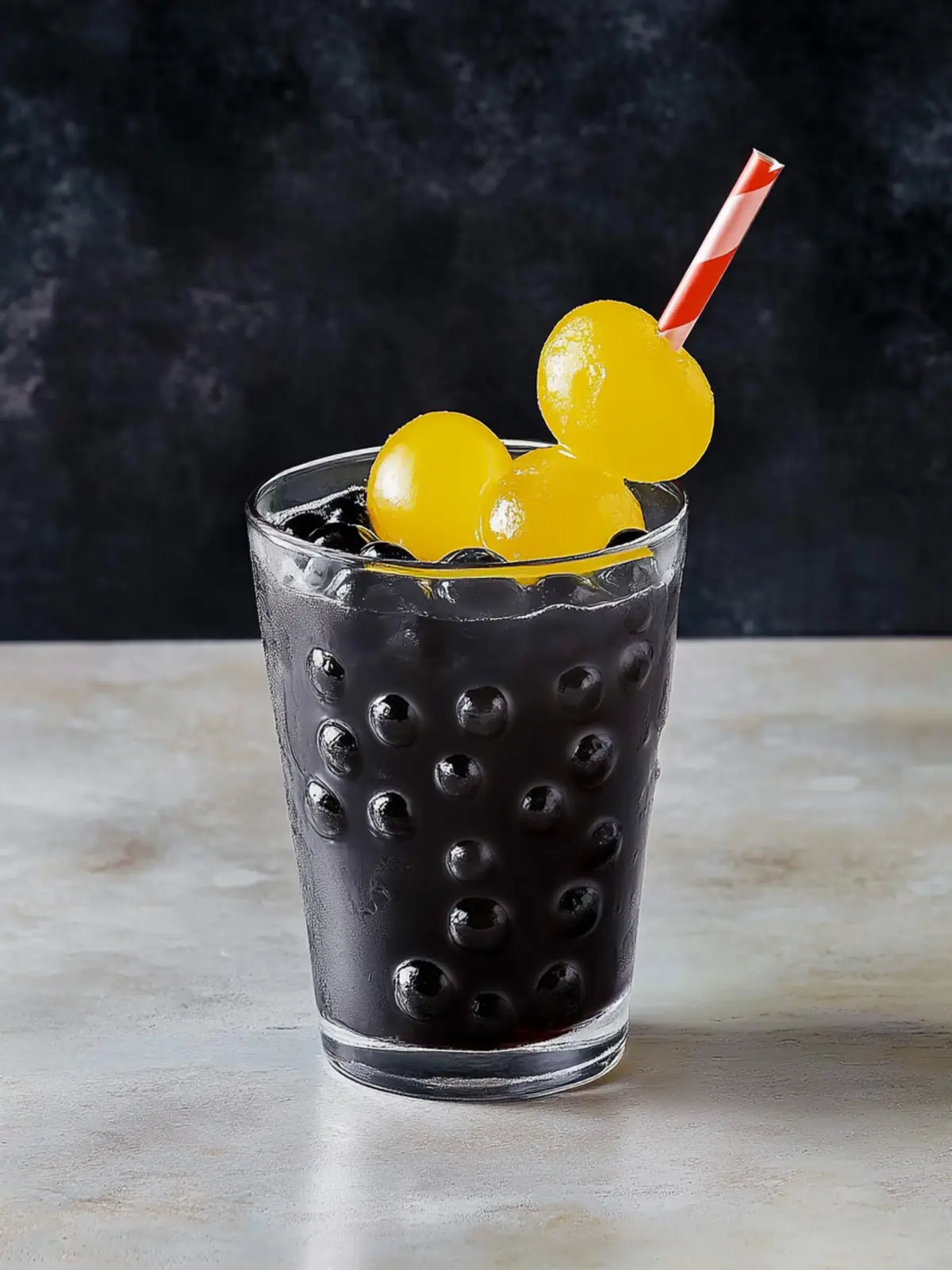 Schwarze Holzkohle-Limonade – alkoholfreie Neujahrscocktails