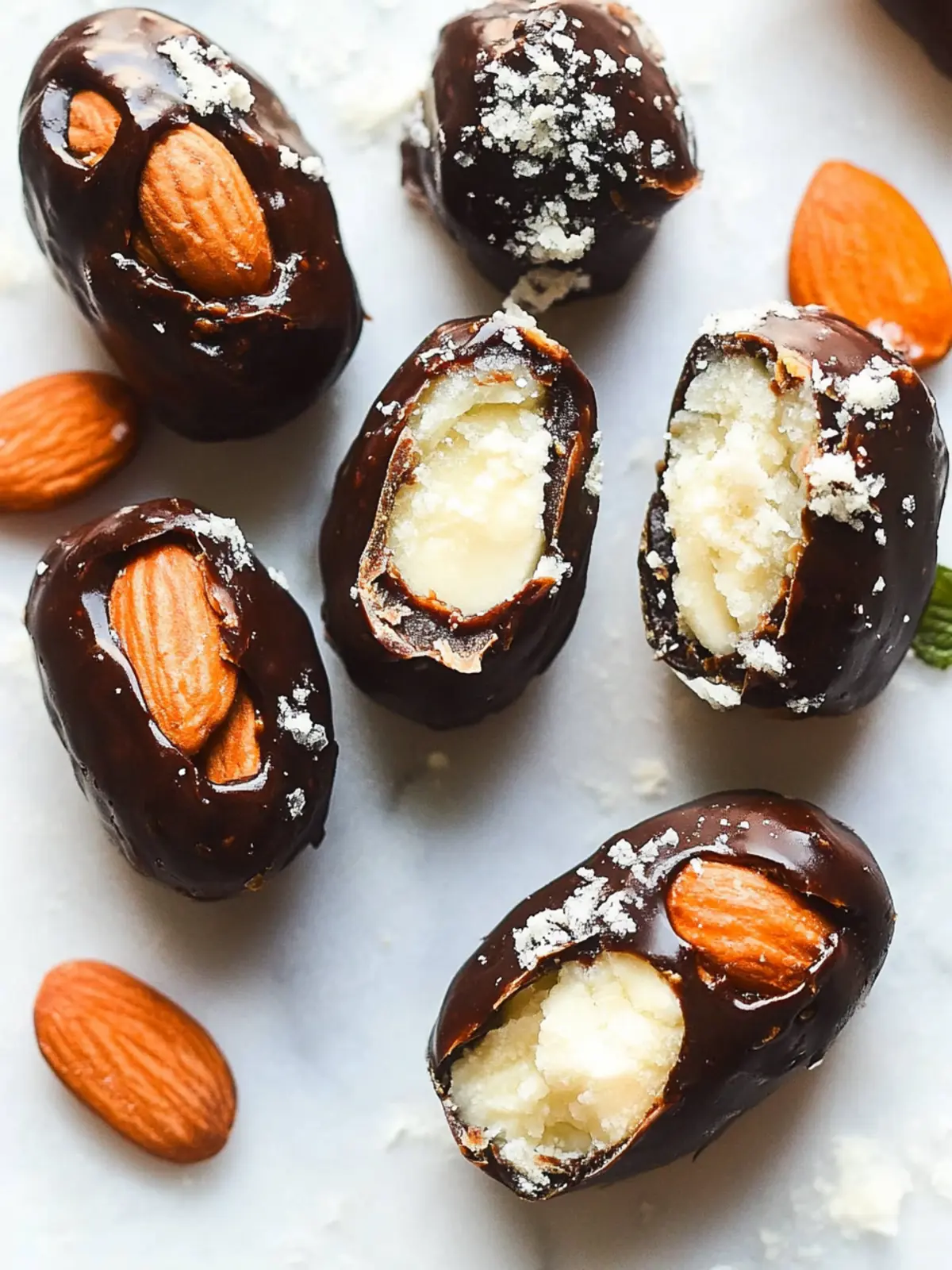 Gefüllte Datteln mit Mandel-Joy-Füllung