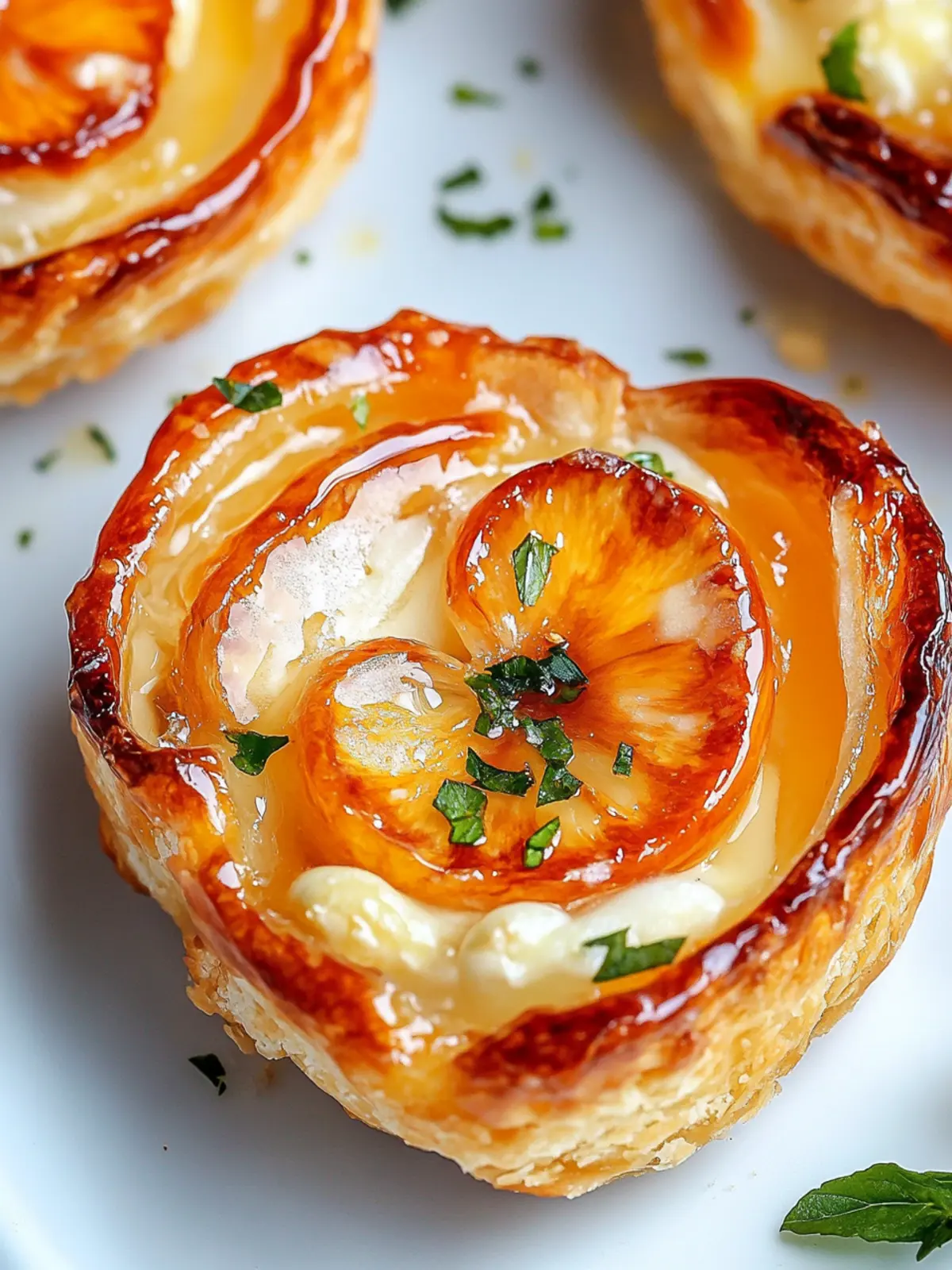 Umgedrehte Brie-Häppchen – Weihnachtsvorspeise