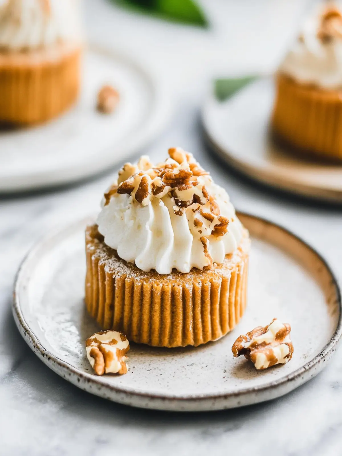 Mini-Kürbis-Käsekuchen