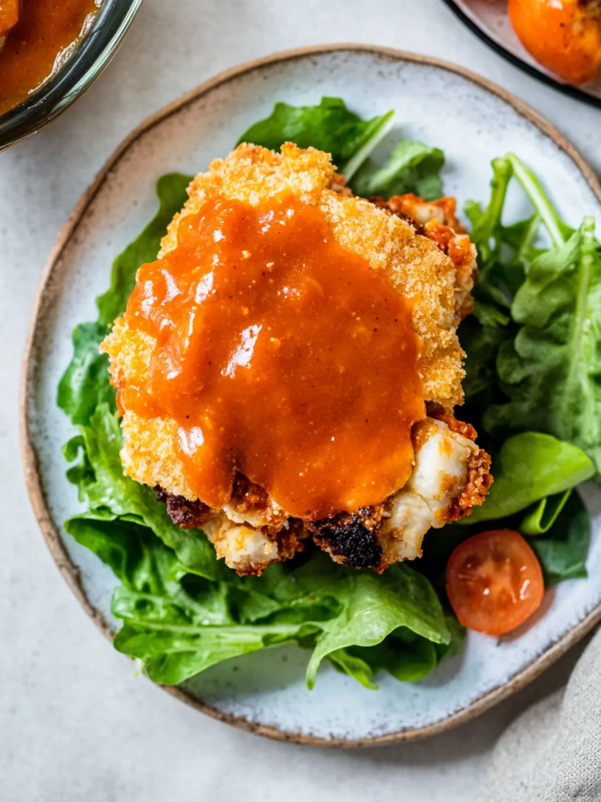 Gefüllte Buffalo-Hähnchenbrust