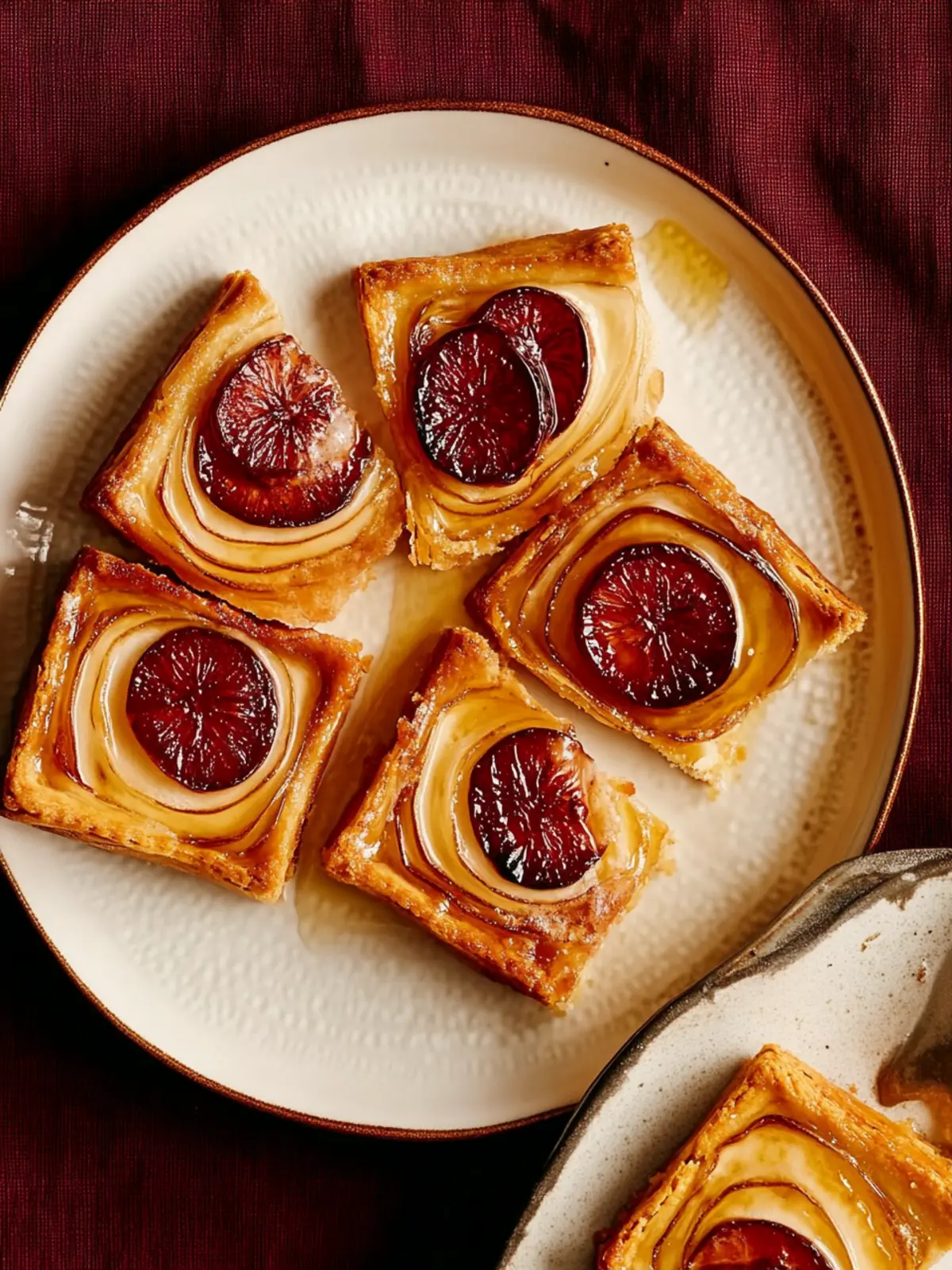 Einfachste Pflaumentörtchen