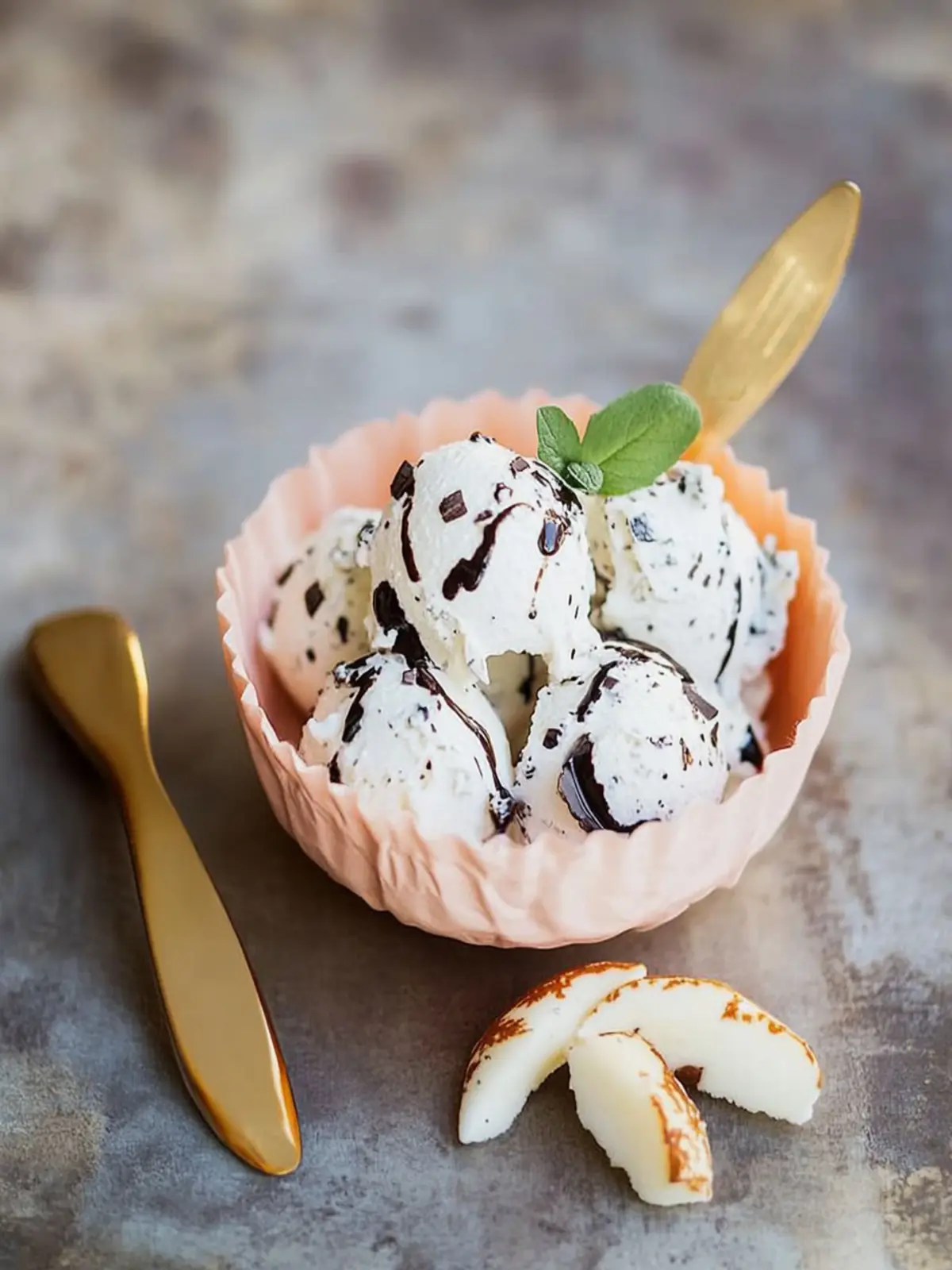 Stracciatella-Eis