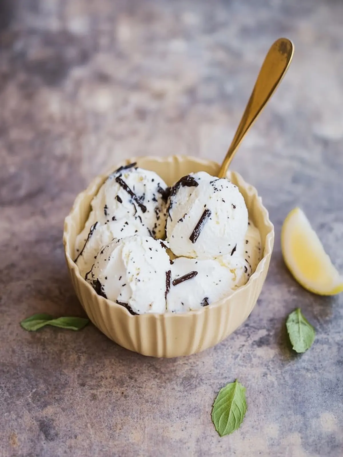 Stracciatella-Eis