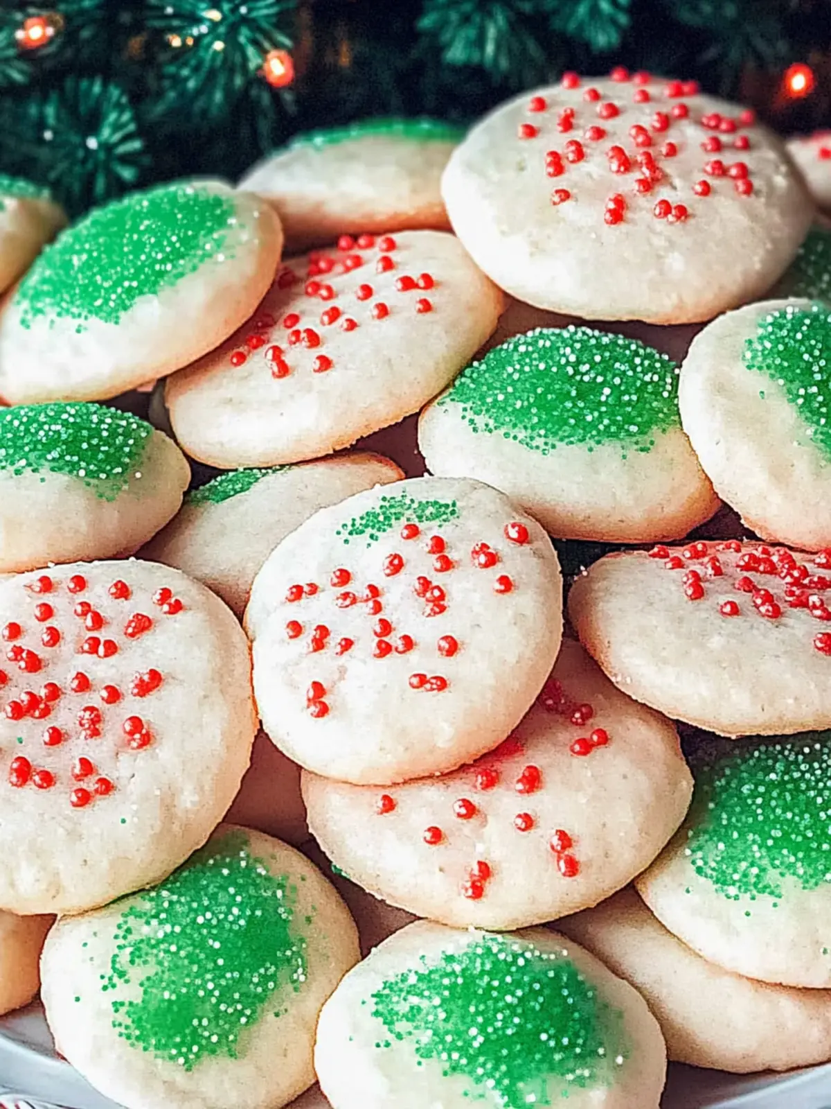 Weihnachtliche Zuckerplätzchen (mit Streuseln)