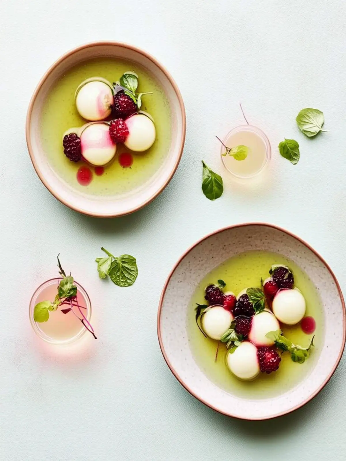 Marinierter Kohlrabi mit Bärlauchöl