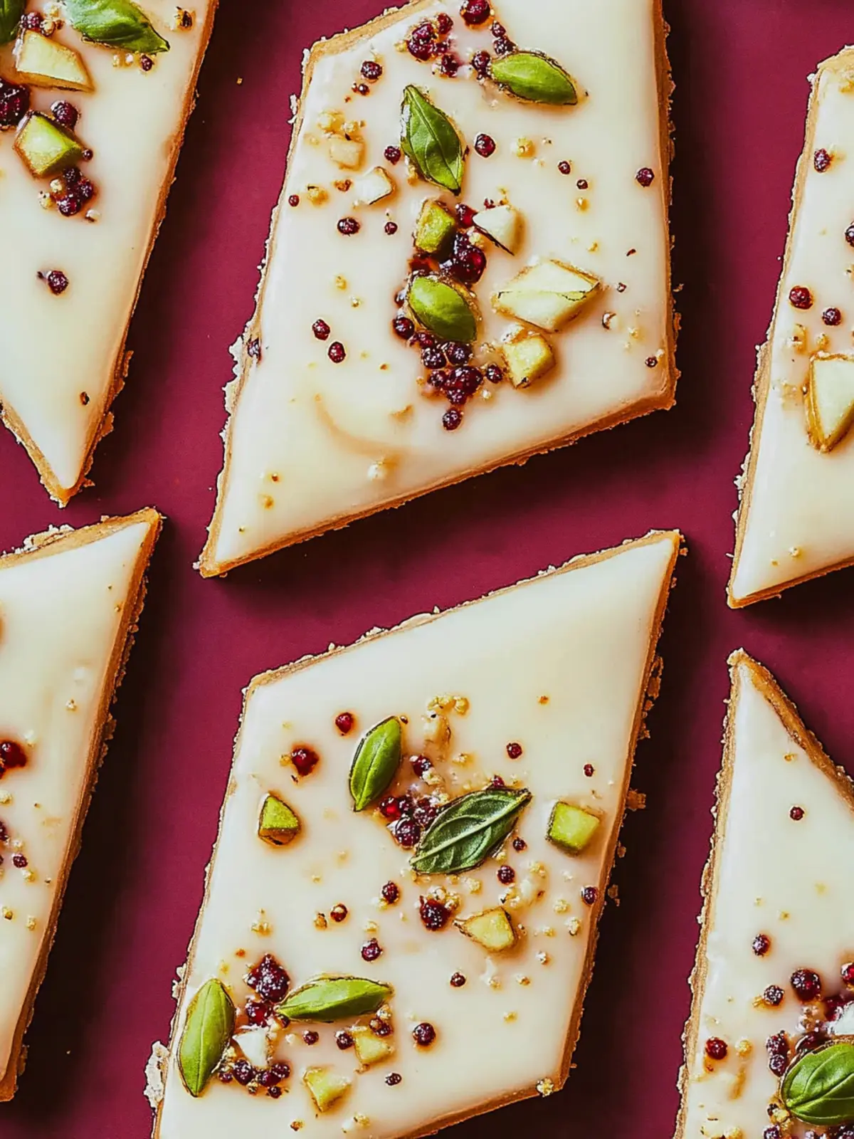 Braune Butter und Pistazien-Sablés