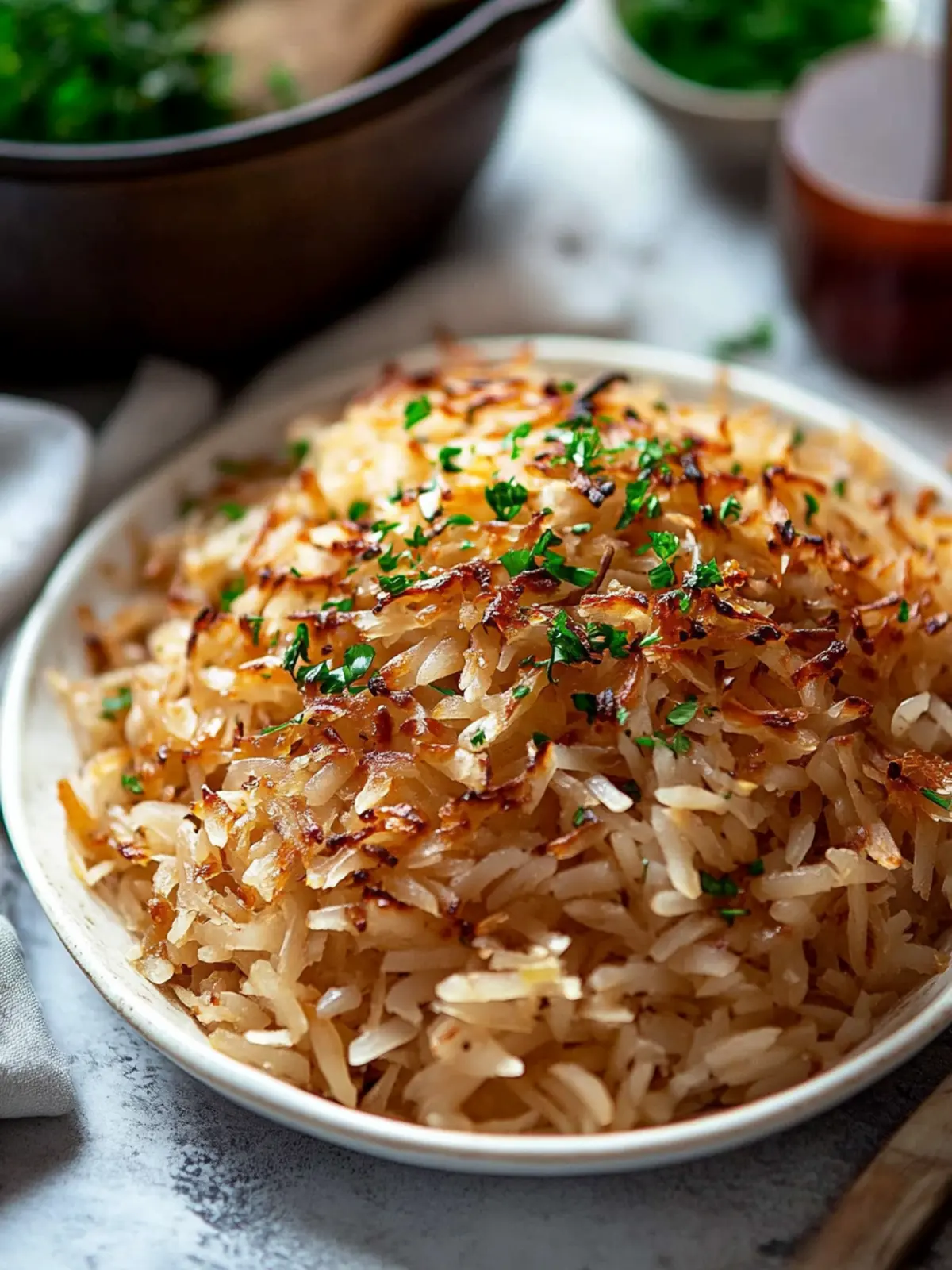 Französischer Zwiebelreis