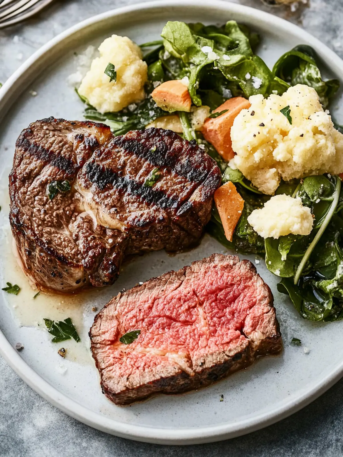 Steak aus der Heißluftfritteuse