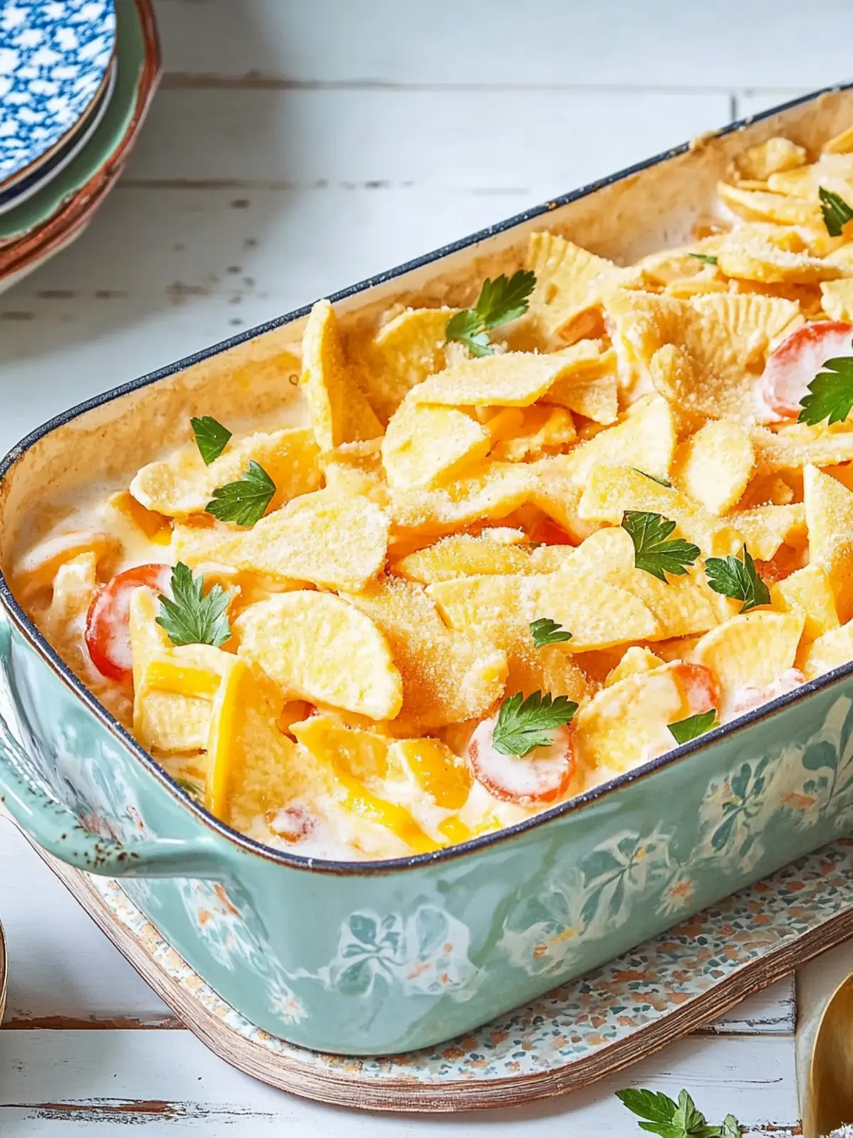 Scharfer Thunfisch-Nudelauflauf mit Miso