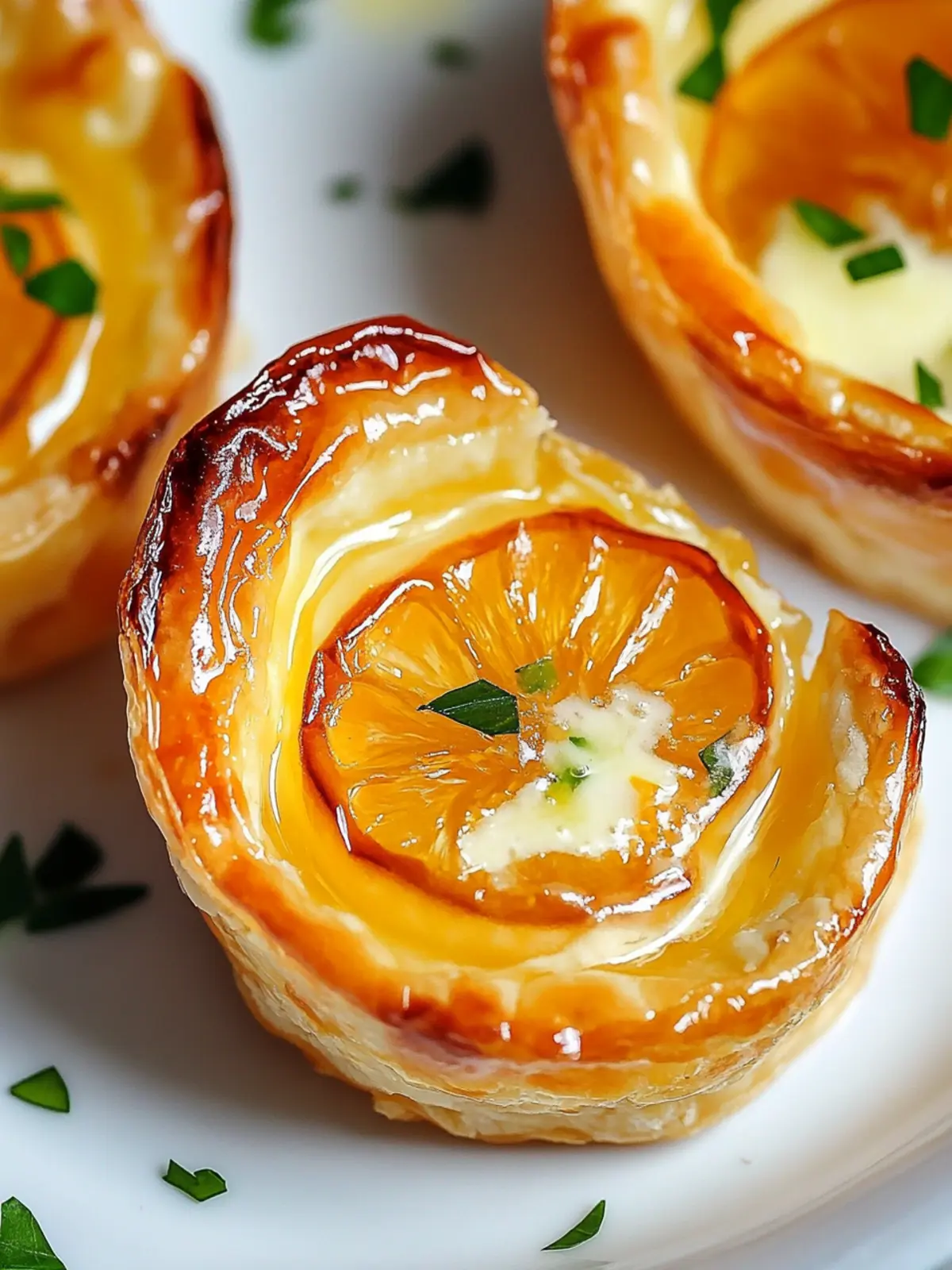 Umgedrehte Brie-Häppchen – Weihnachtsvorspeise