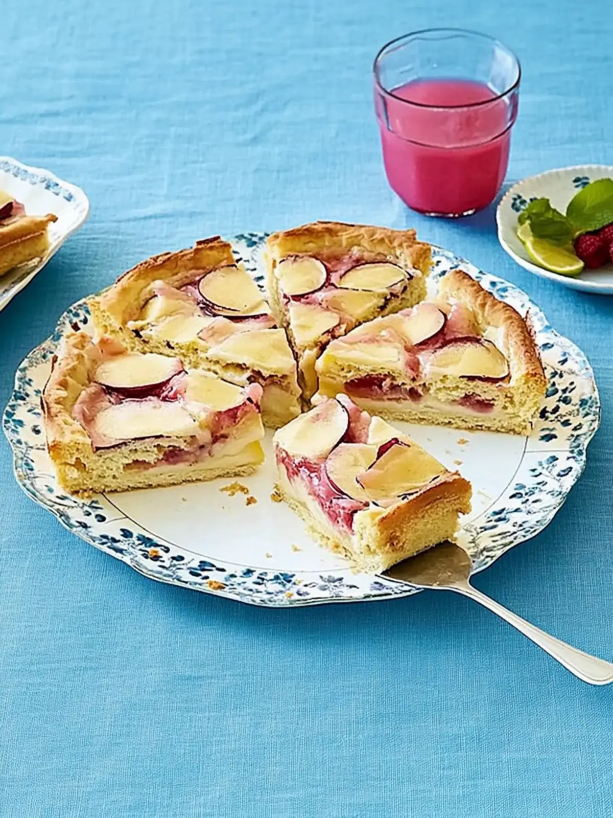 Gedeckter Zwetschenkuchen