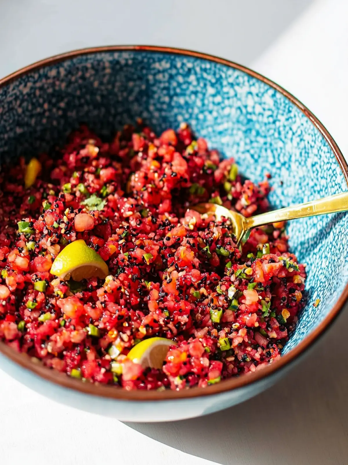 Ingwer-Cranberry-Salsa – Neujahrsvorspeisen