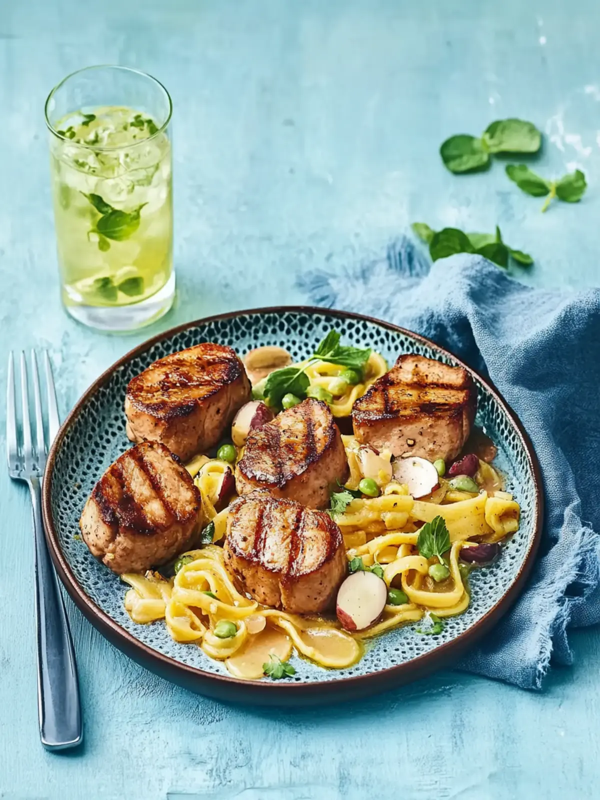 Schweinemedaillons in Pilzrahm zu Spätzle