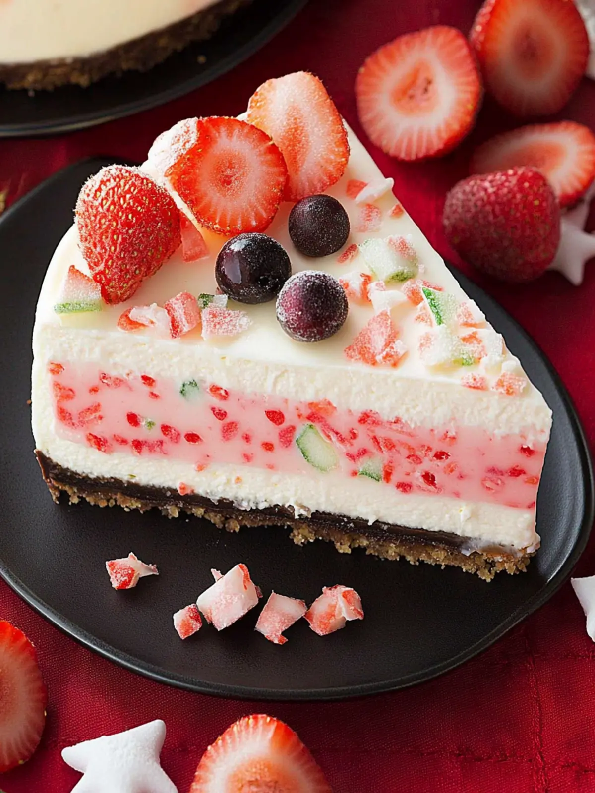 Pfefferminz-Schokoladen-Käsekuchen