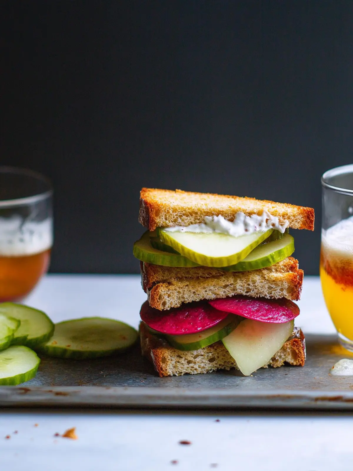 Vegetarische Rote-Bete-Reubens