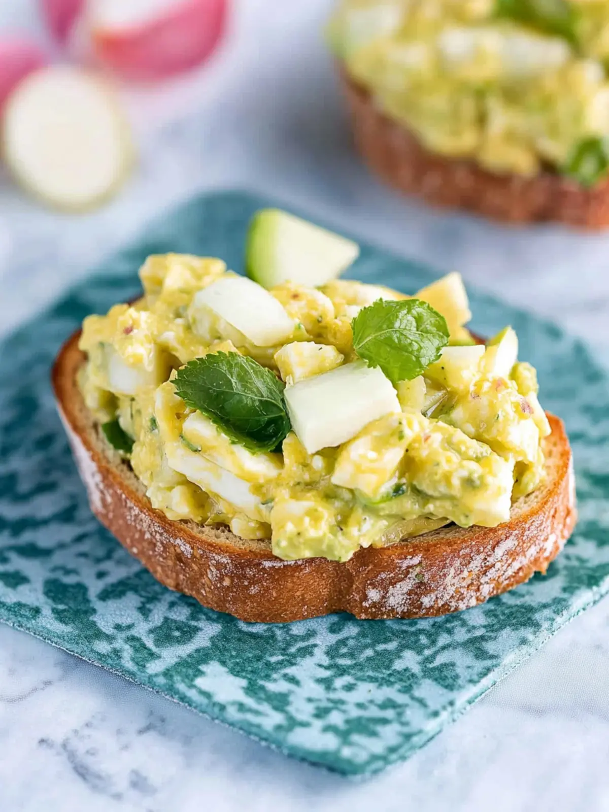 Einfacher Avocado-Eiersalat