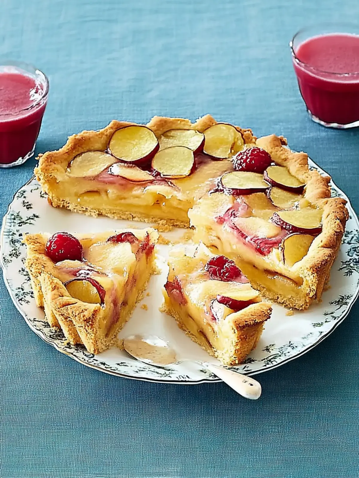 Gedeckter Zwetschenkuchen