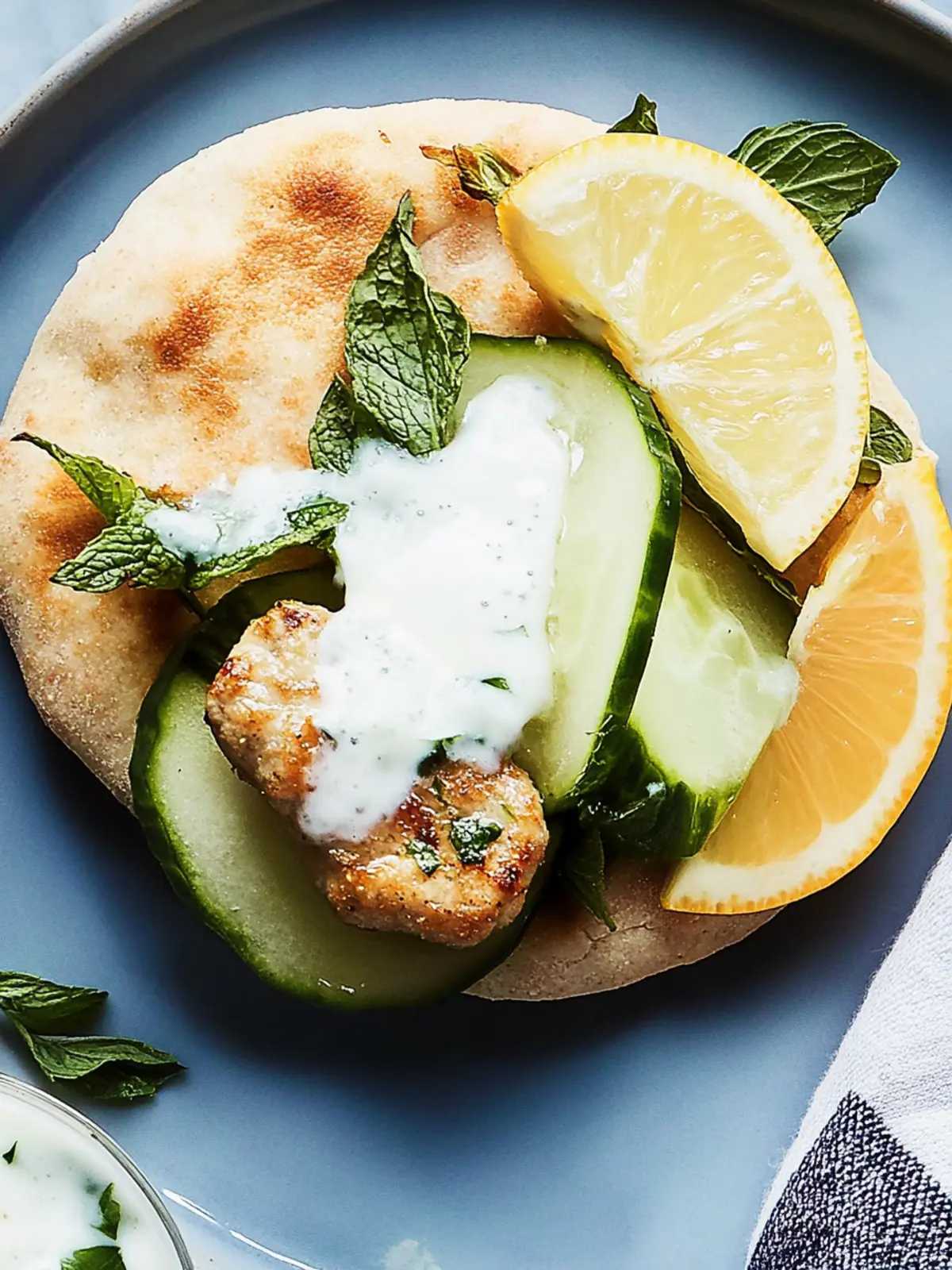 Kräuter-Hähnchen-Kofta-Fleischbällchen