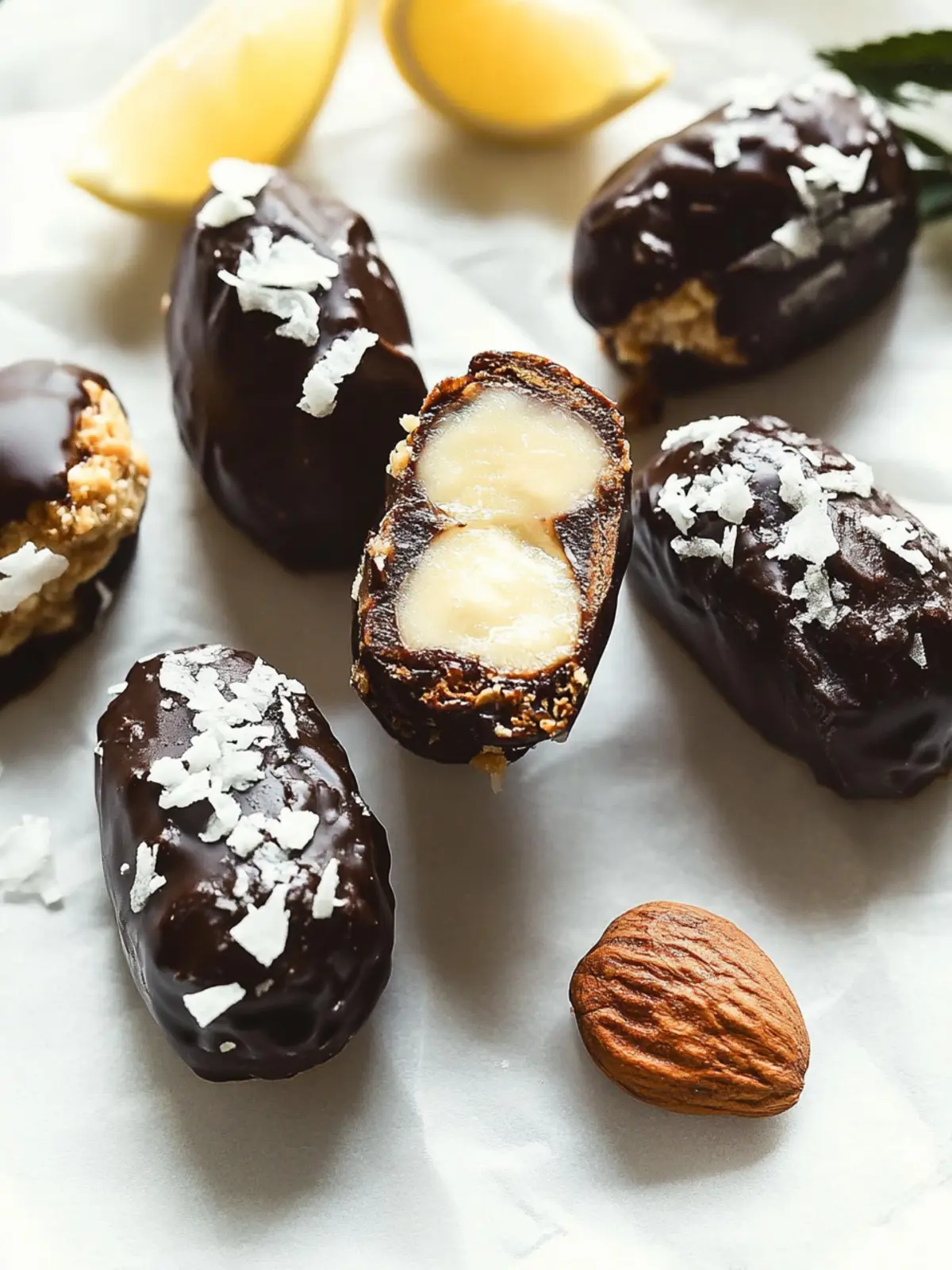 Gefüllte Datteln mit Mandel-Joy-Füllung