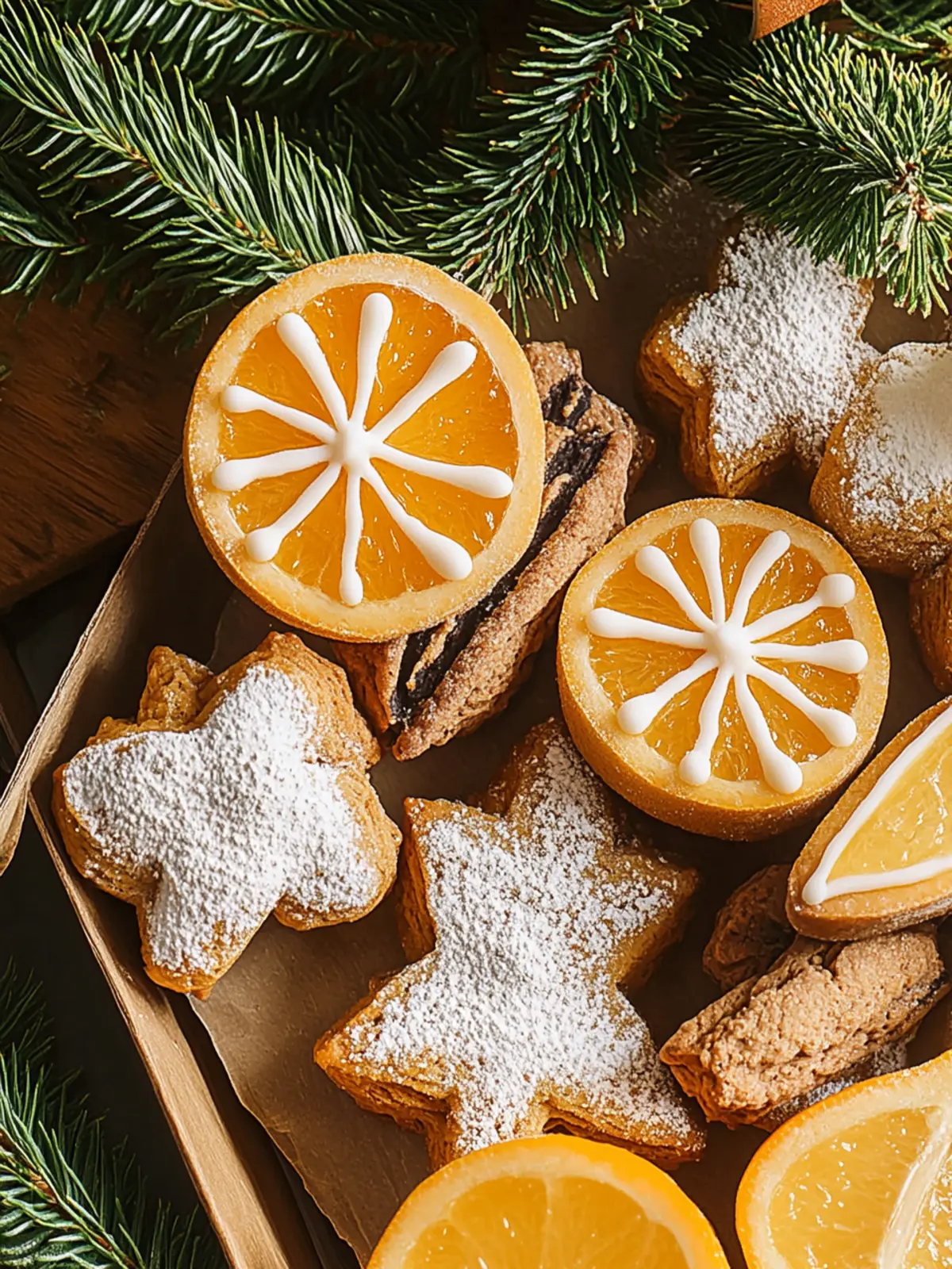Rezept für Lebkuchen-Weihnachtsplätzchen mit Zuckergussverzierung